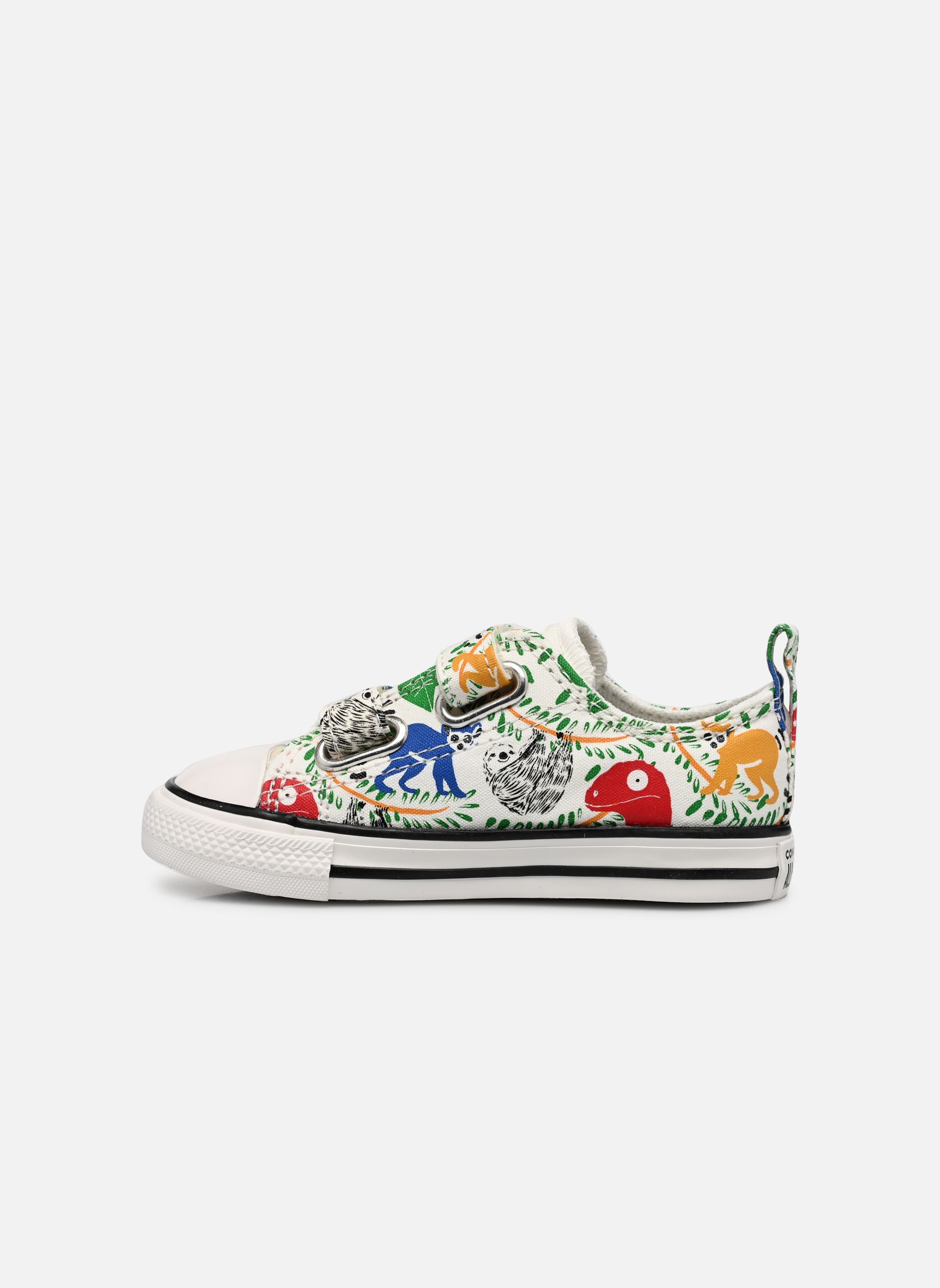 Baskets basses Chuck Taylor All Star 2V Ox blanc Converse Baskets basses Chuck Taylor All Star 2V Ox blanc WHITE/MULTI