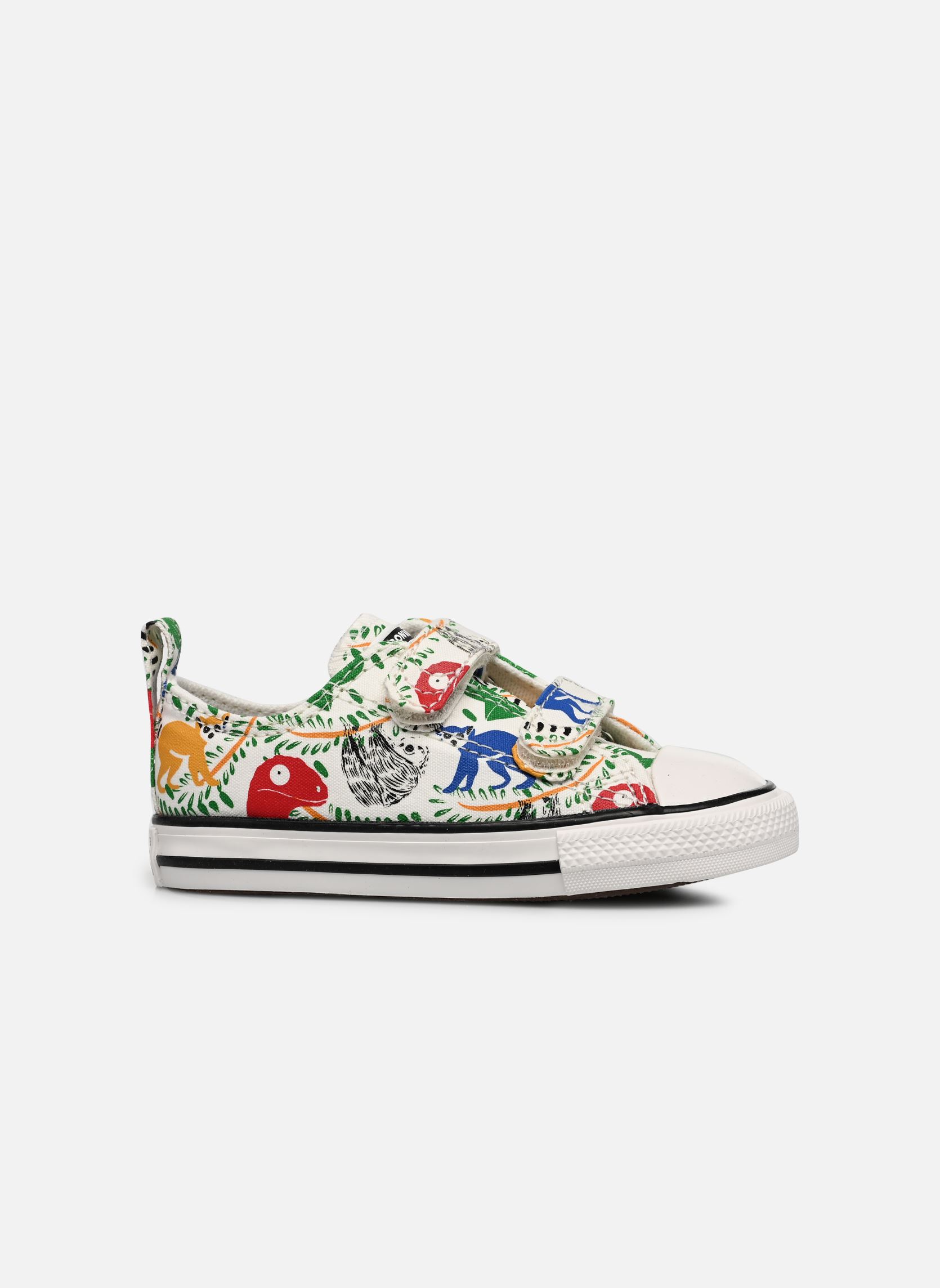 Baskets basses Chuck Taylor All Star 2V Ox blanc Converse Baskets basses Chuck Taylor All Star 2V Ox blanc WHITE/MULTI