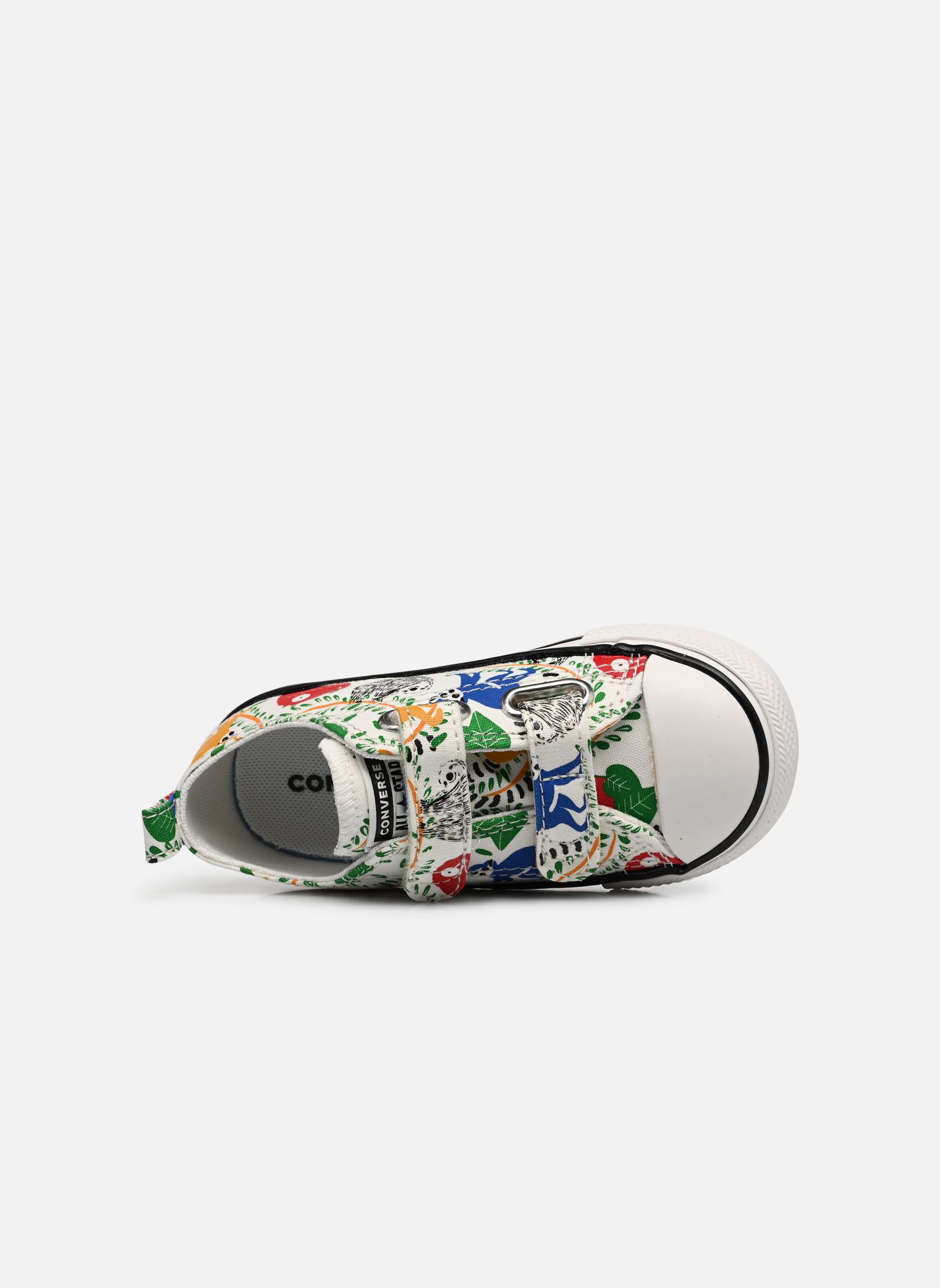 Baskets basses Chuck Taylor All Star 2V Ox blanc Converse Baskets basses Chuck Taylor All Star 2V Ox blanc WHITE/MULTI