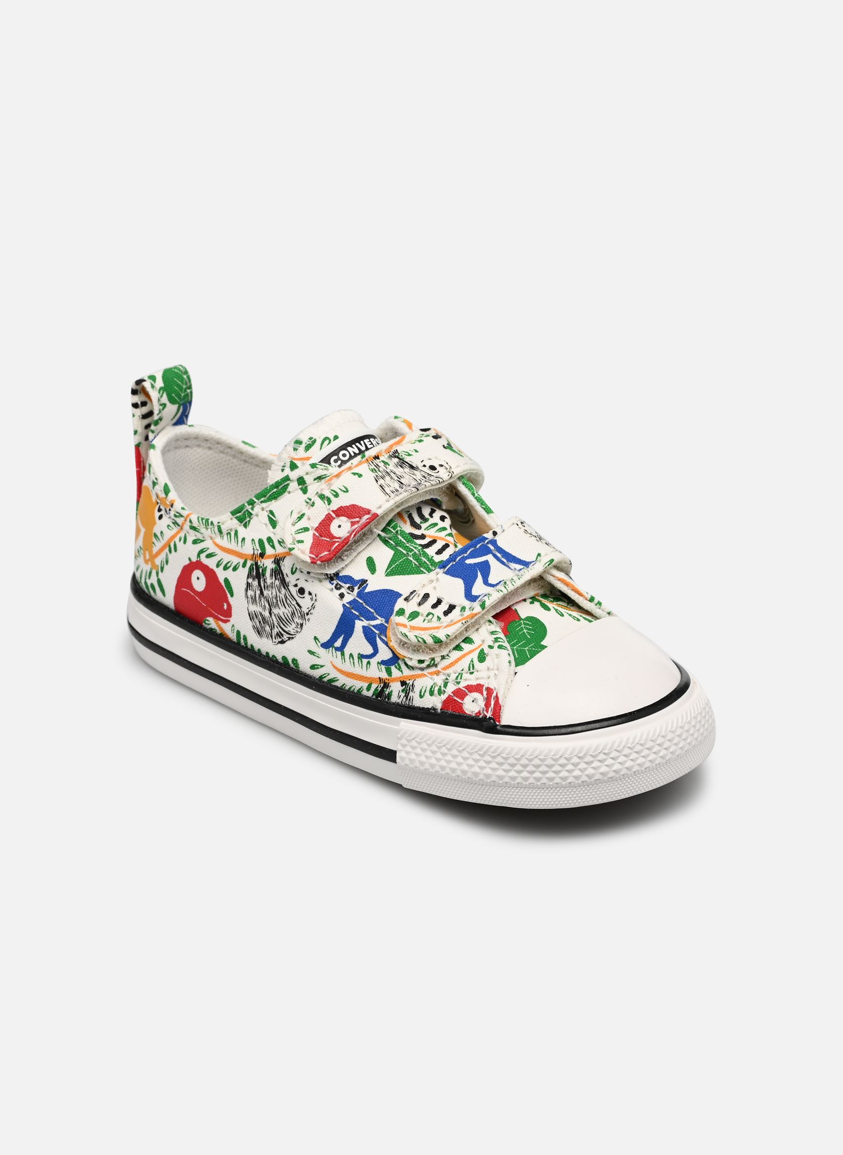 Baskets basses Chuck Taylor All Star 2V Ox blanc Converse Baskets basses Chuck Taylor All Star 2V Ox blanc WHITE/MULTI