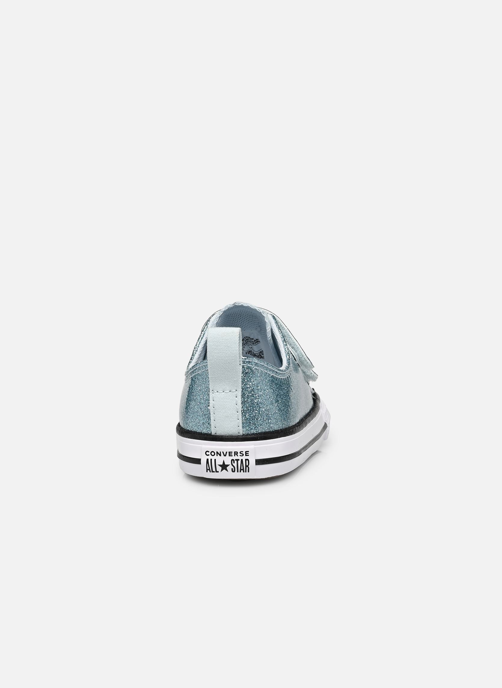 Niedrige Sneaker Chuck Taylor All Star 2V Ox mädchen silber Converse Niedrige Sneaker Chuck Taylor All Star 2V Ox mädchen silber Winter Slay/White/Black