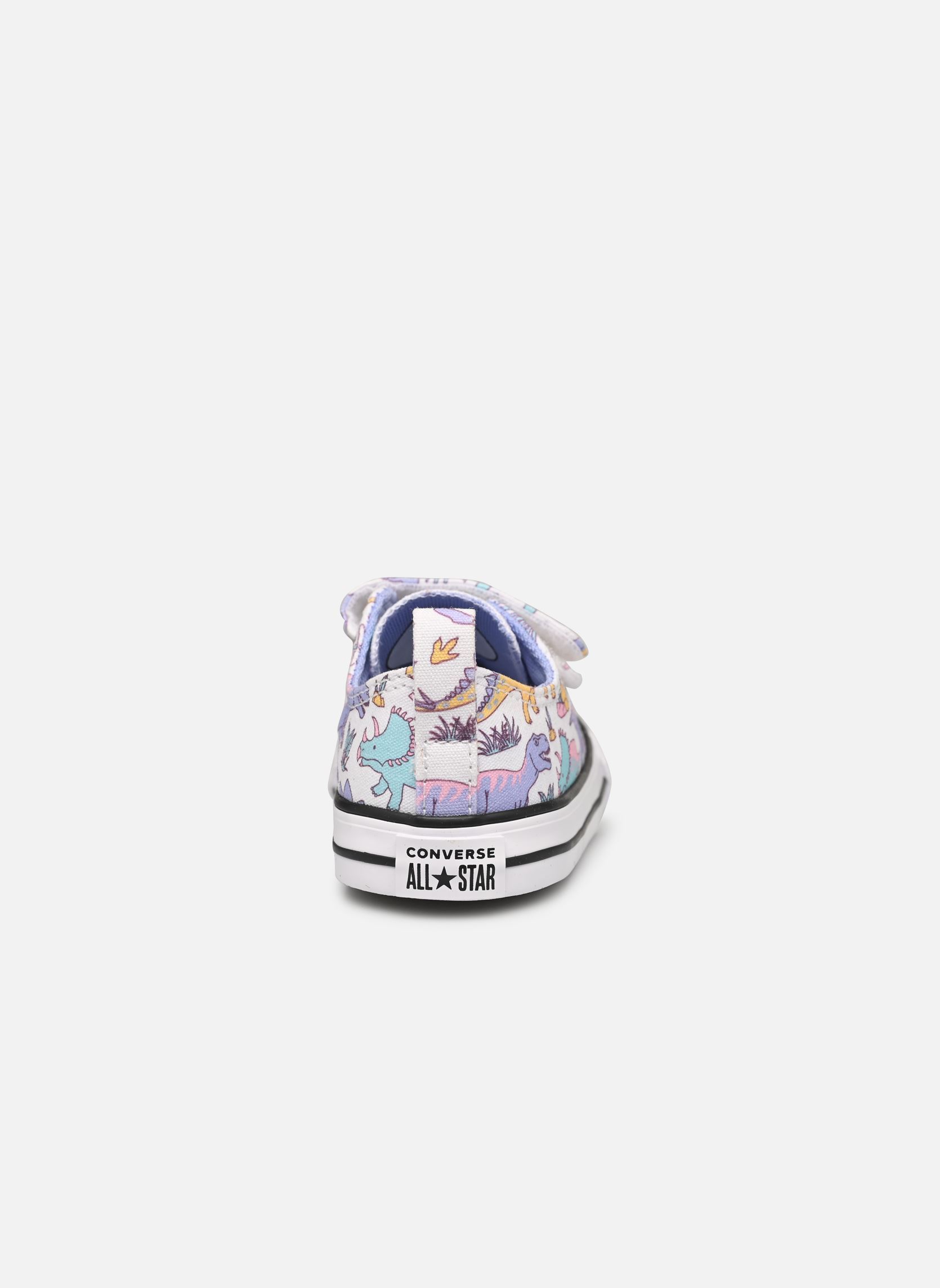 Niedrige Sneaker Chuck Taylor All Star 2V Ox weiß Converse Niedrige Sneaker Chuck Taylor All Star 2V Ox weiß White/Ultraviolet/Topaz Gold