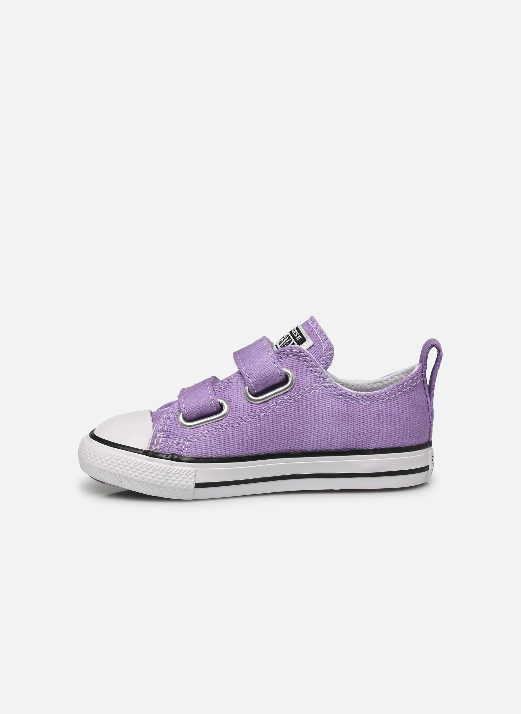 Baskets basses Chuck Taylor All Star 2V Ox fille violet Converse Baskets basses Chuck Taylor All Star 2V Ox fille violet Court Purple/Violet Heat
