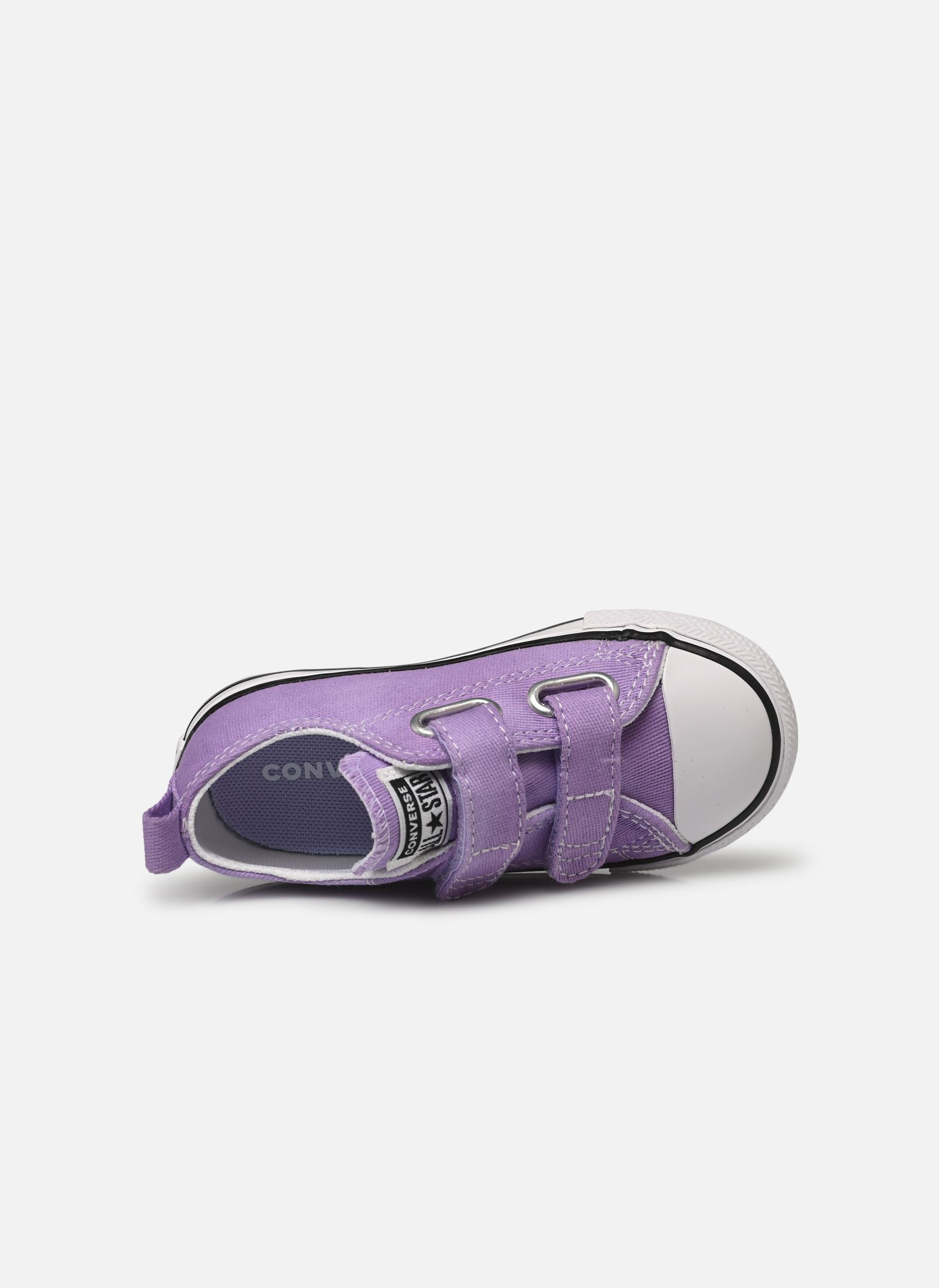 Baskets basses Chuck Taylor All Star 2V Ox fille violet Converse Baskets basses Chuck Taylor All Star 2V Ox fille violet Court Purple/Violet Heat