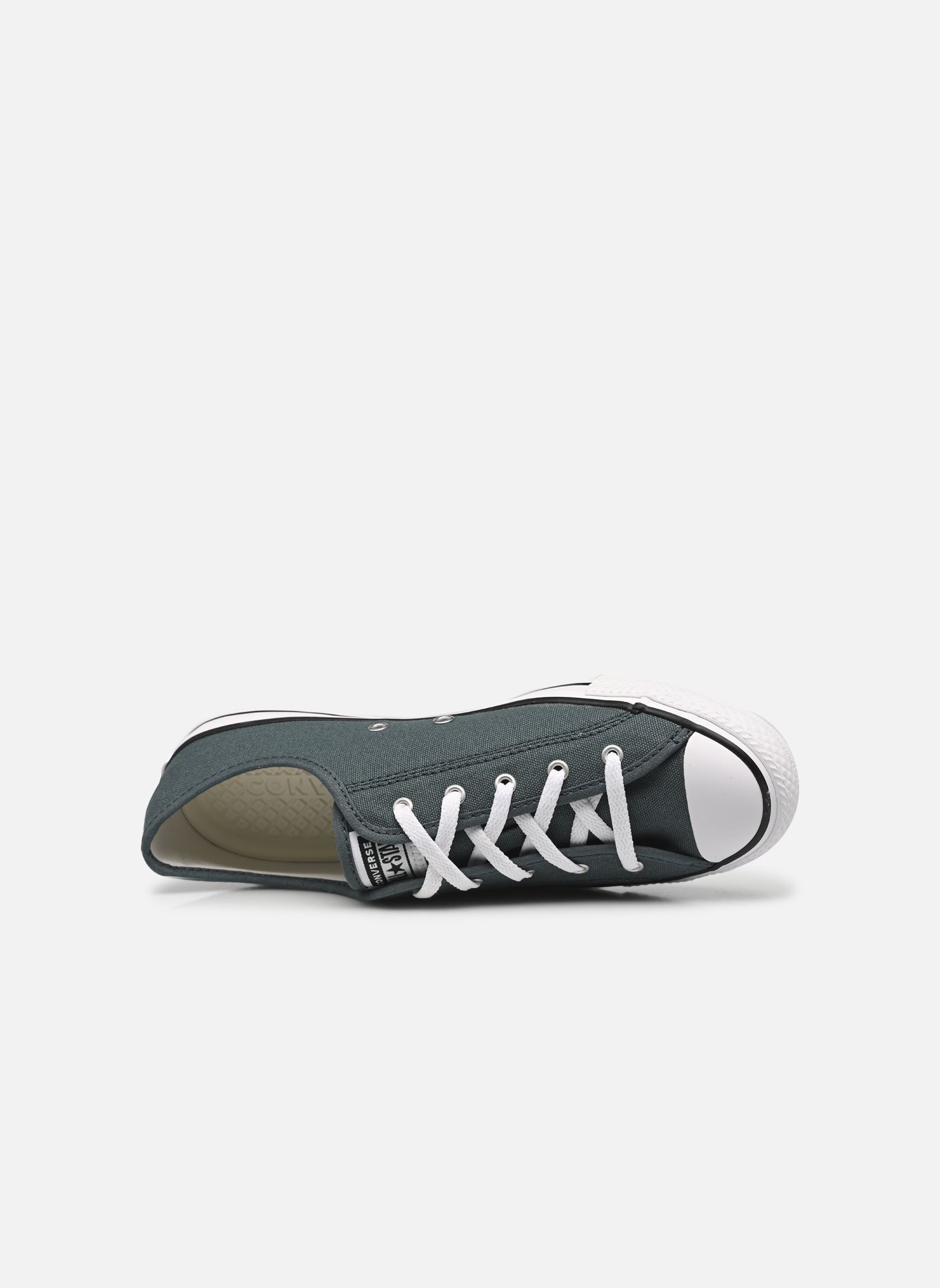 Leinen-Sneaker Chuck Taylor All Star Dainty Ox W damen blau Converse Leinen-Sneaker Chuck Taylor All Star Dainty Ox W damen blau TRUE NATURE/EGRET/BLACK