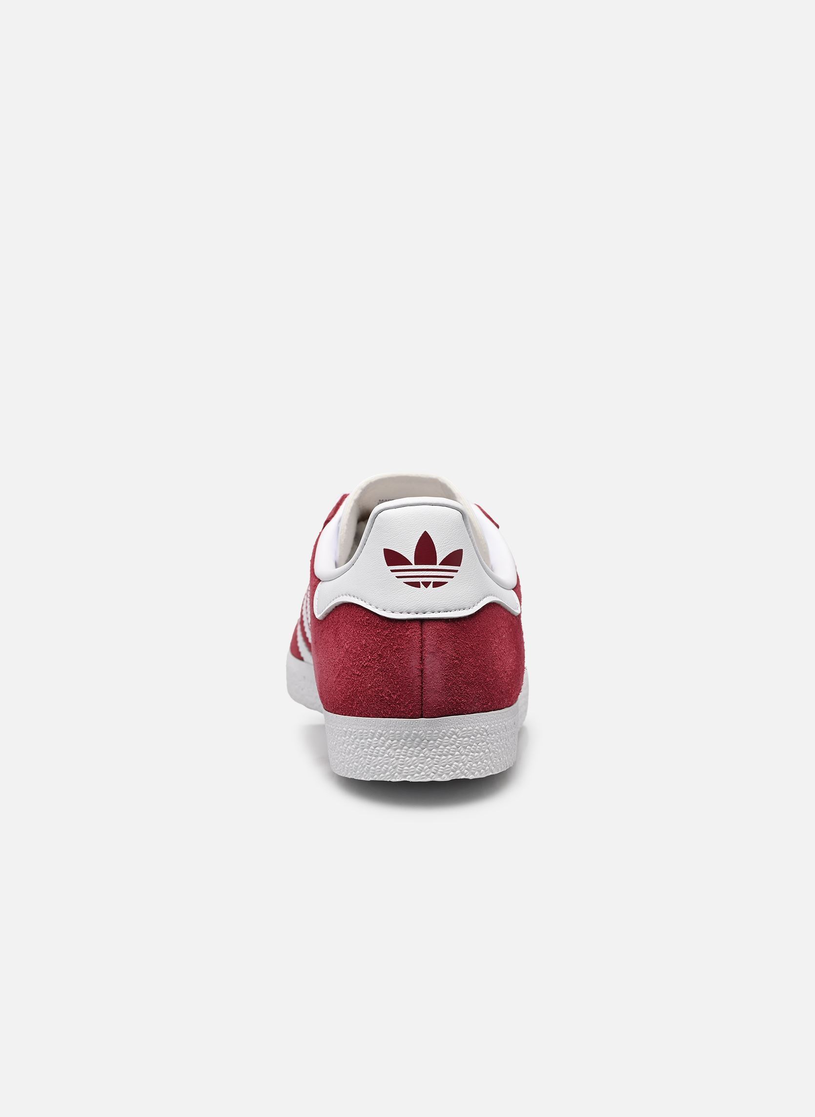 Niedrige Sneaker GAZELLE rot adidas originals Niedrige Sneaker GAZELLE rot CBURGU/FTWWHT/GOLDMT