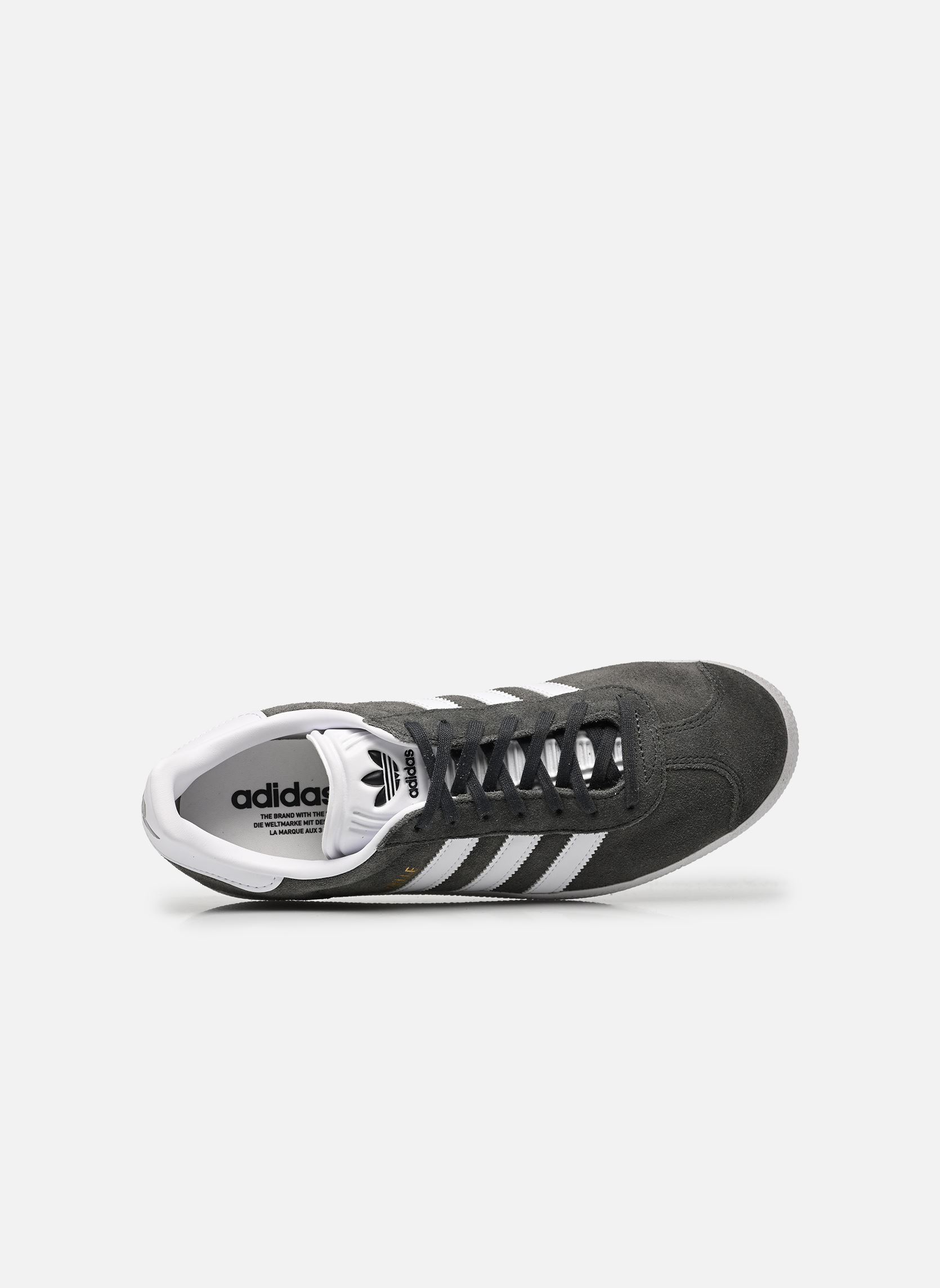 Niedrige Sneaker GAZELLE herren grau adidas originals Niedrige Sneaker GAZELLE herren grau DGSOGR/WHITE/GOLDMT