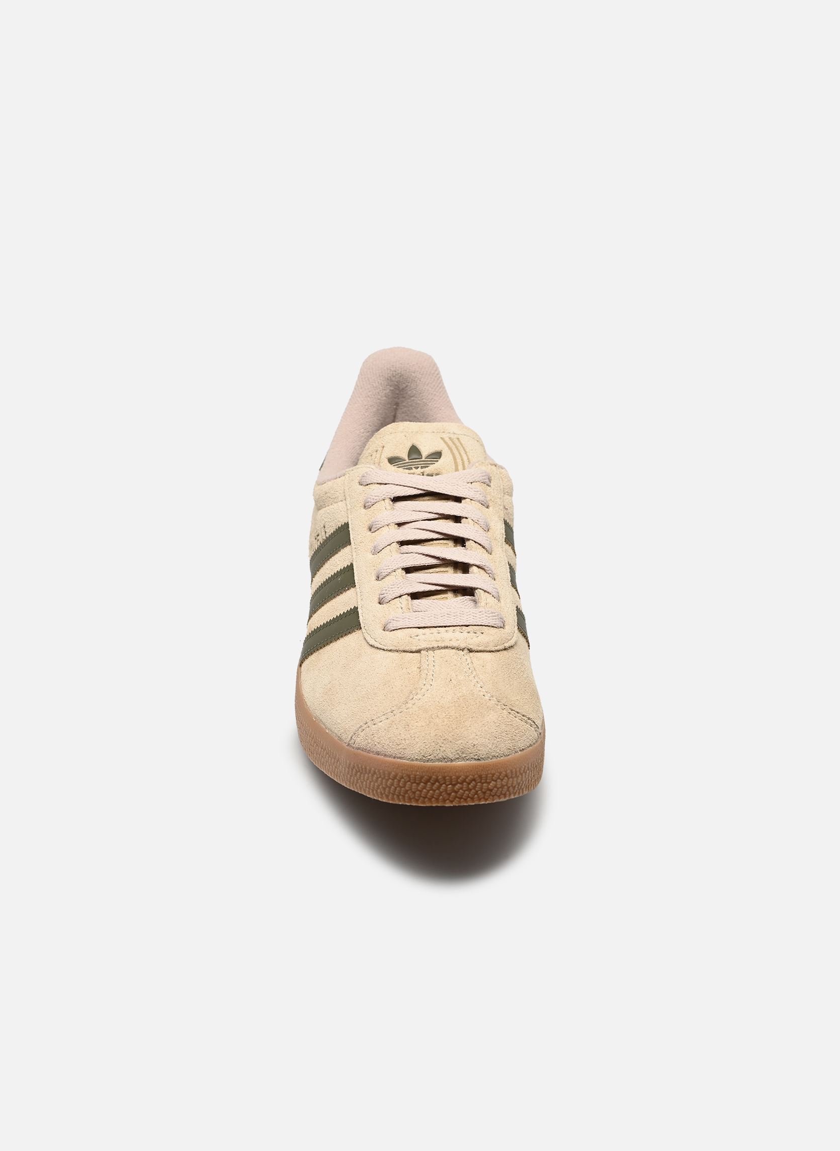 Niedrige Sneaker GAZELLE grün adidas originals Niedrige Sneaker GAZELLE grün KHAKI THREE