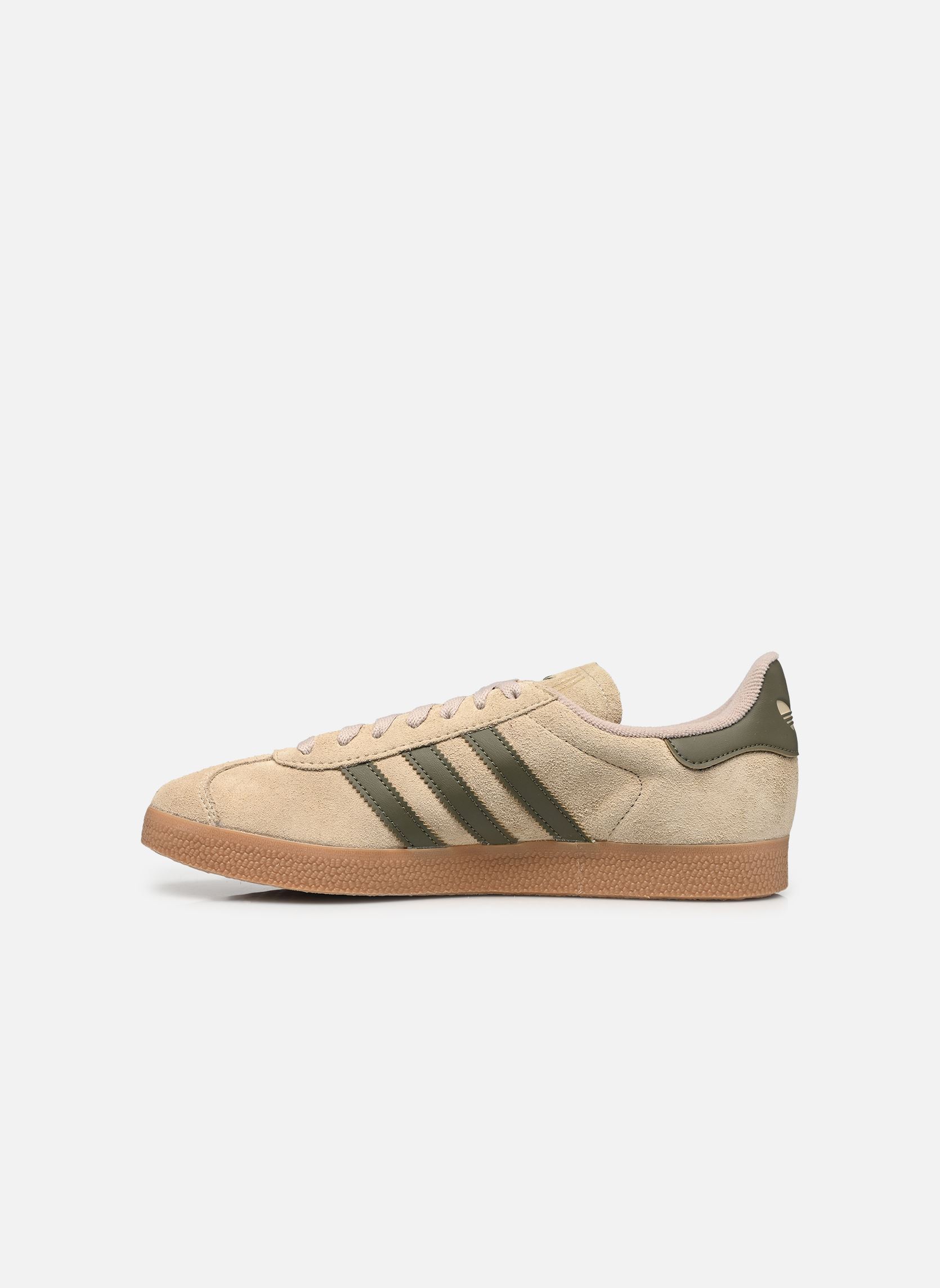 Niedrige Sneaker GAZELLE grün adidas originals Niedrige Sneaker GAZELLE grün KHAKI THREE