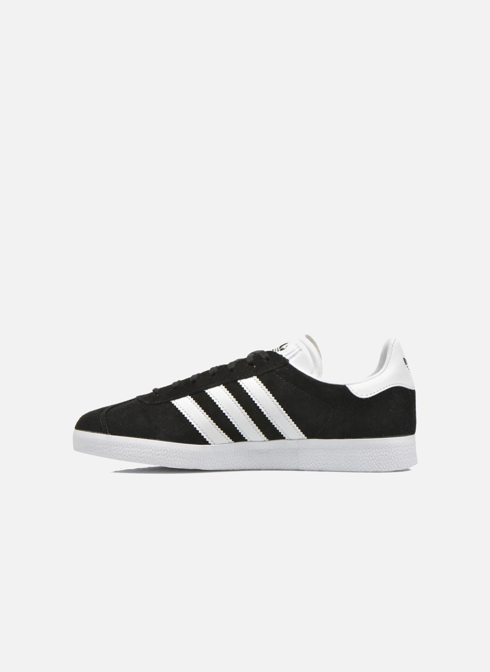 adidas gazelle silver green womens Adidas Gazelle ADV Core Black/Cloud White/Gold Metallic – Stoked Boardshop main image 1