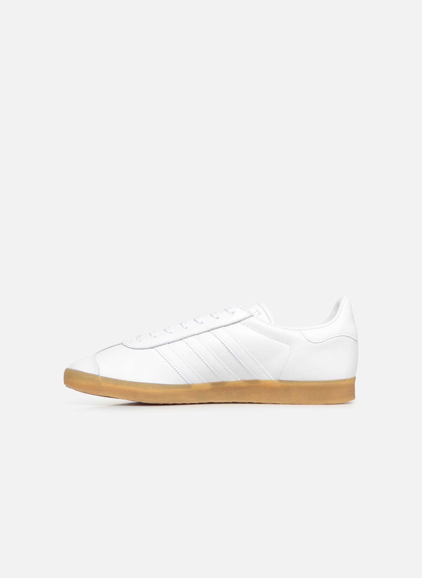 Niedrige Sneaker GAZELLE herren weiß adidas originals Niedrige Sneaker GAZELLE herren weiß FTWBLA/FTWBLA/GUM4