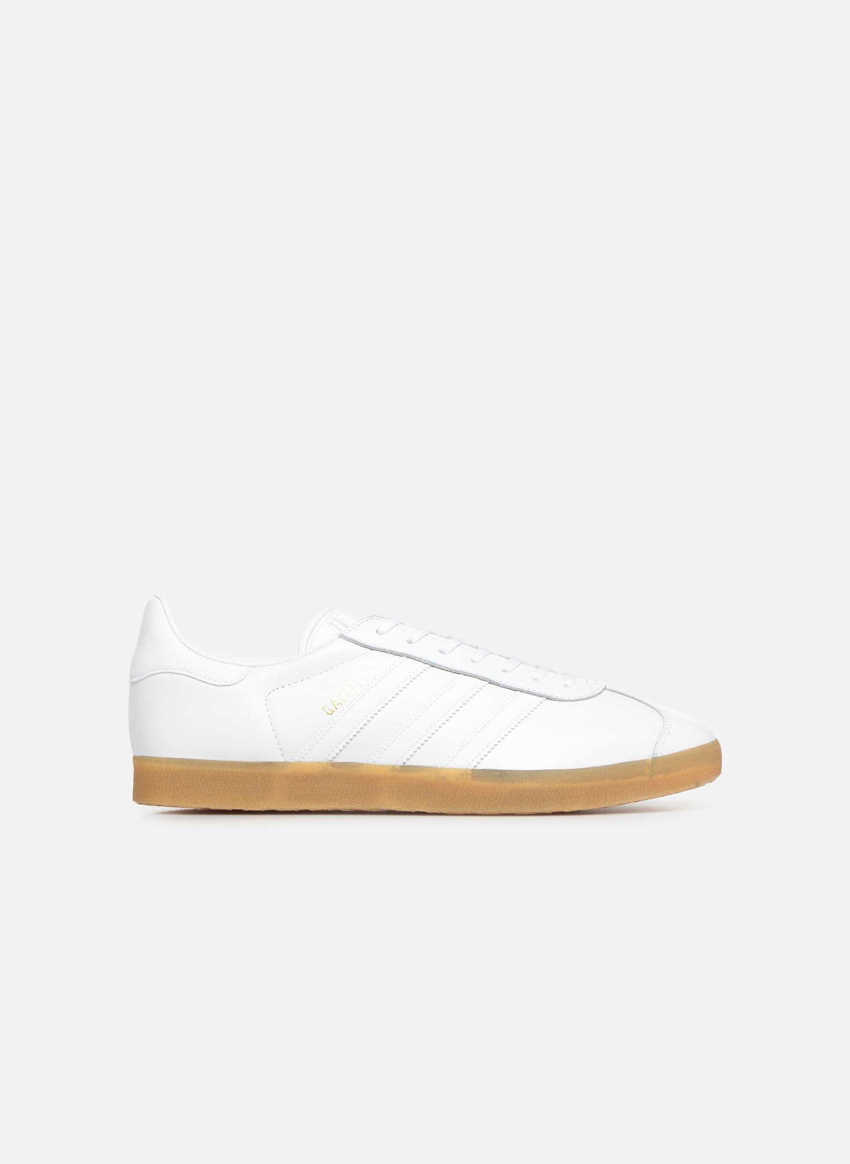 Niedrige Sneaker GAZELLE herren weiß adidas originals Niedrige Sneaker GAZELLE herren weiß FTWBLA/FTWBLA/GUM4