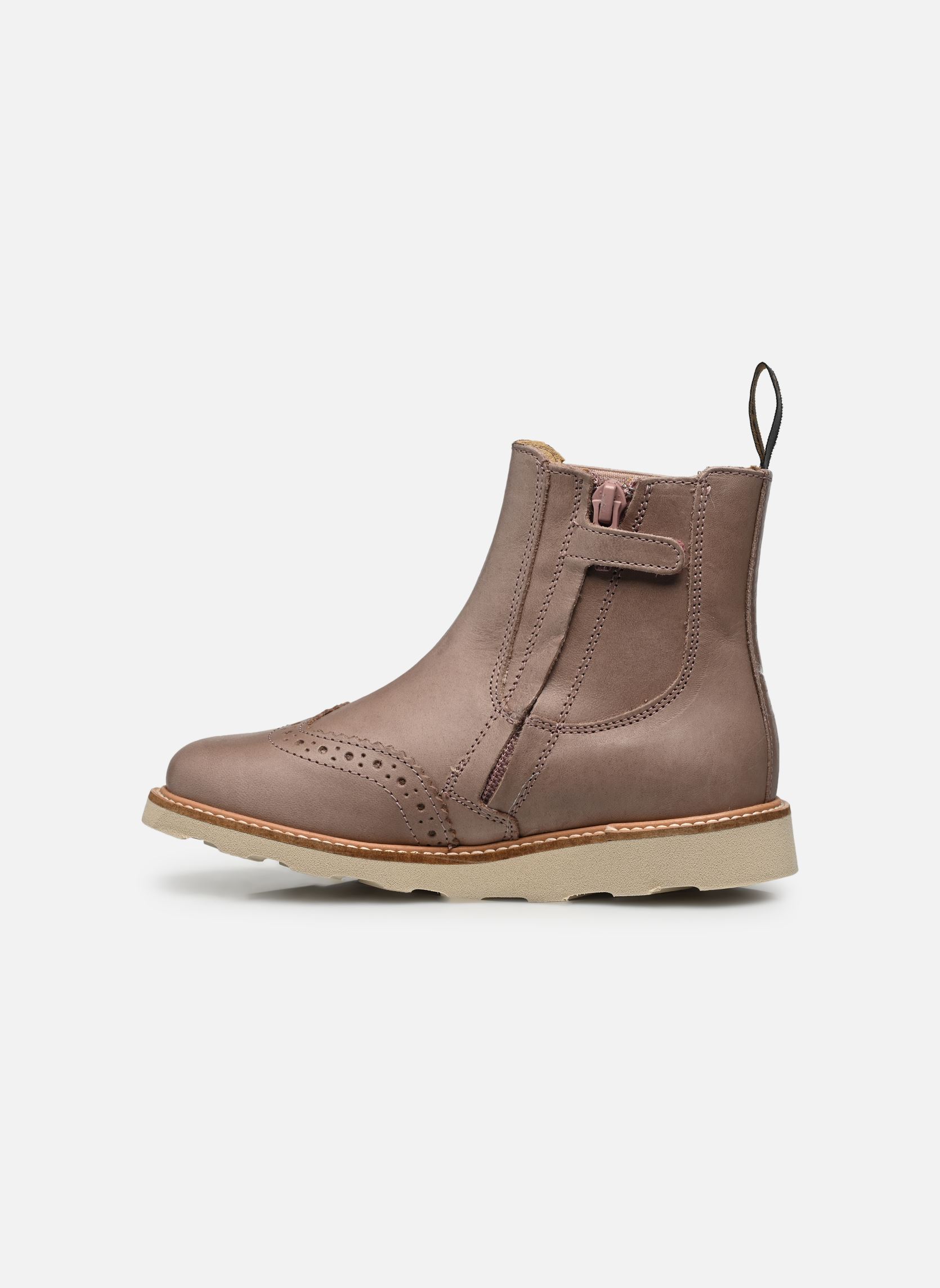 Bottines Francis fille beige Young Soles Bottines Francis fille beige ROSE LEATHER