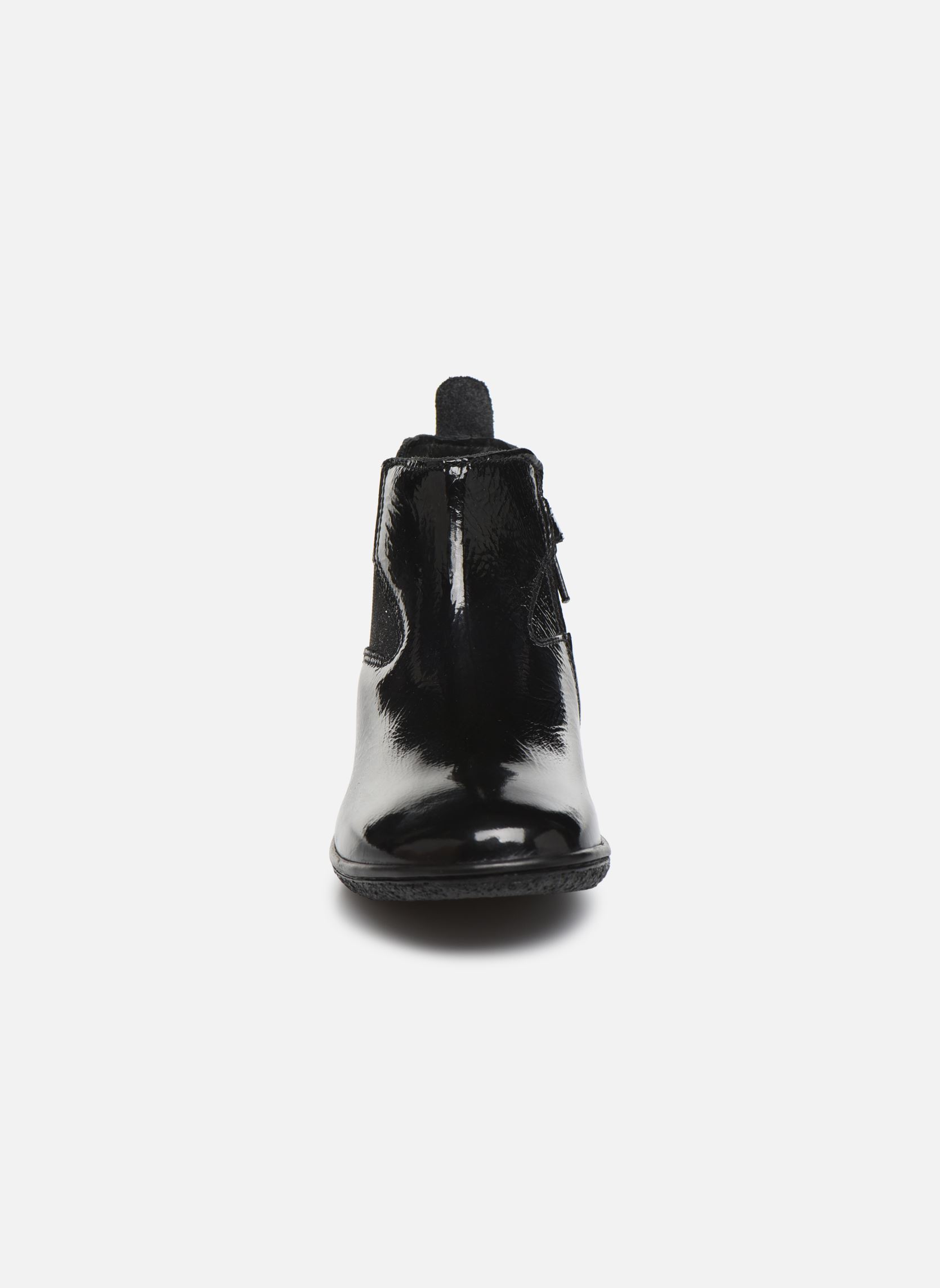 Bottines Vermillon fille noir Kickers Bottines Vermillon fille noir NOIR VERNIS