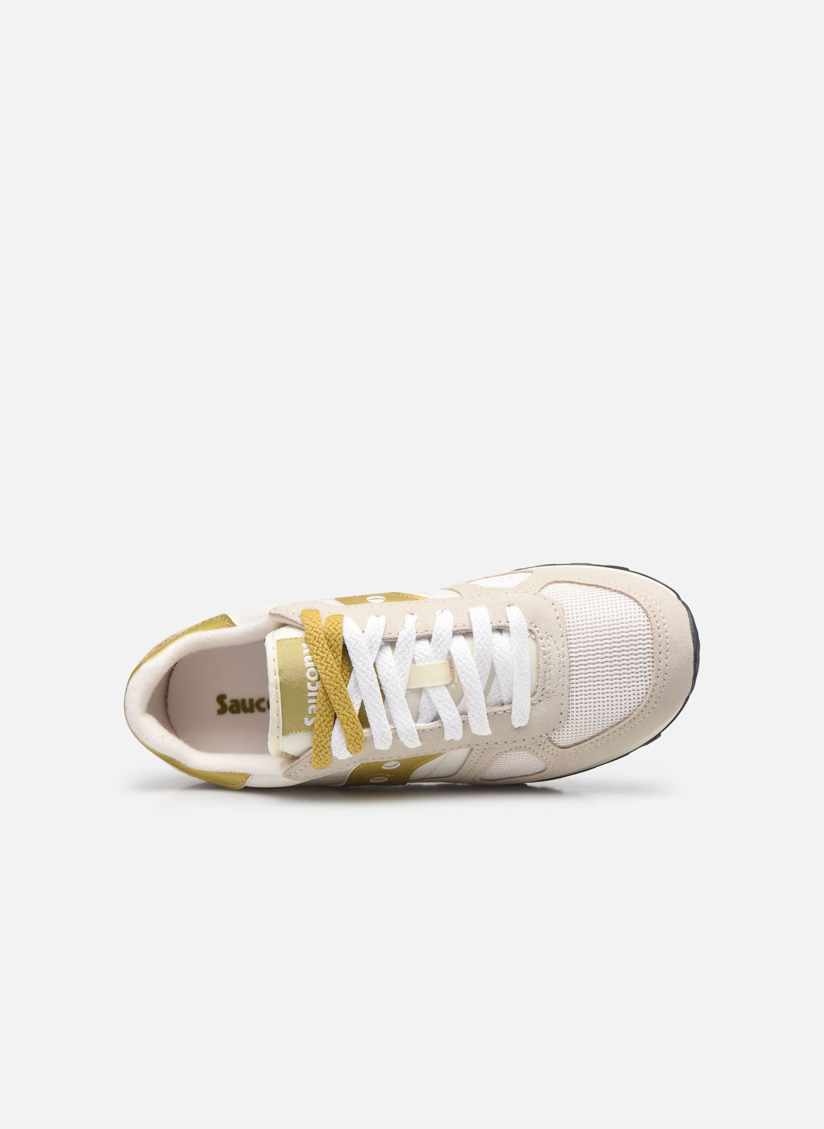 Niedrige Sneaker Shadow Original W damen beige Saucony Niedrige Sneaker Shadow Original W damen beige White/gold