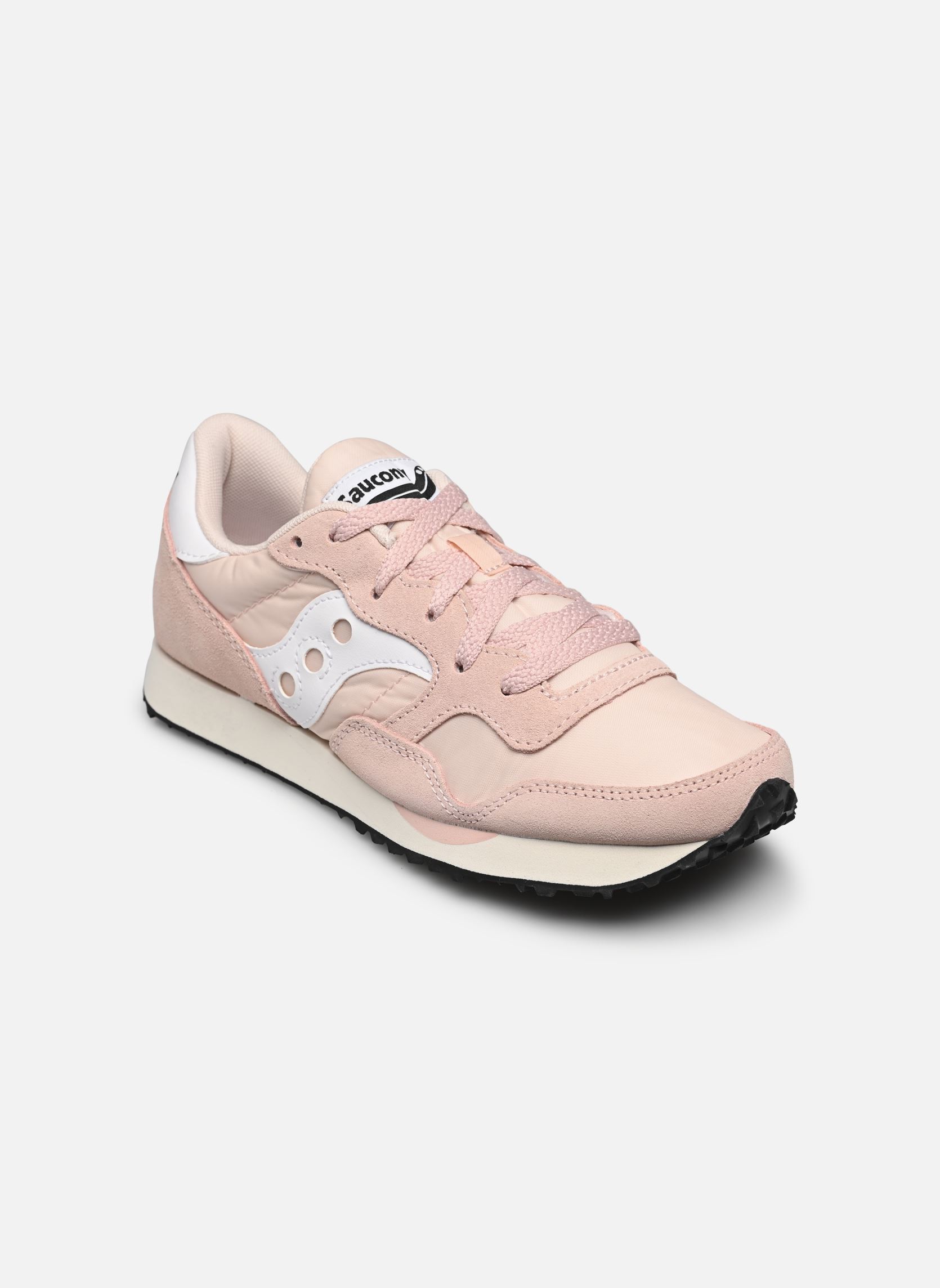 Niedrige Sneaker Shadow Original W damen rosa Saucony Niedrige Sneaker Shadow Original W damen rosa Peach/White