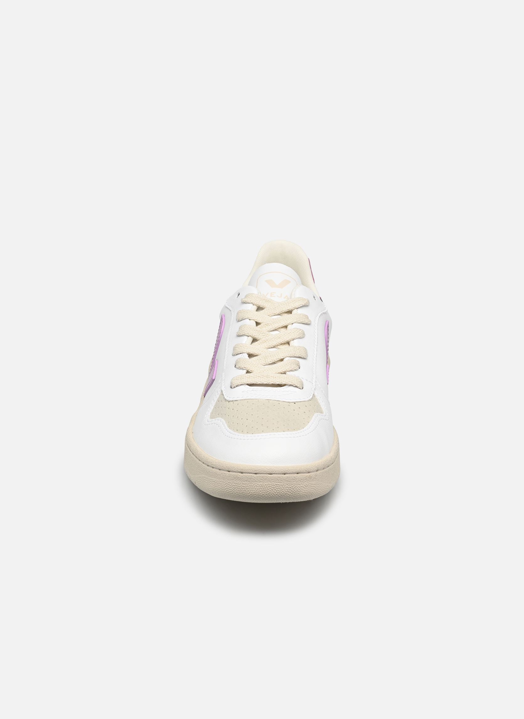 Lage sneakers V-10 W dames wit Veja Lage sneakers V-10 W dames wit WHITE_ORCHID_ULTRAVIOLET