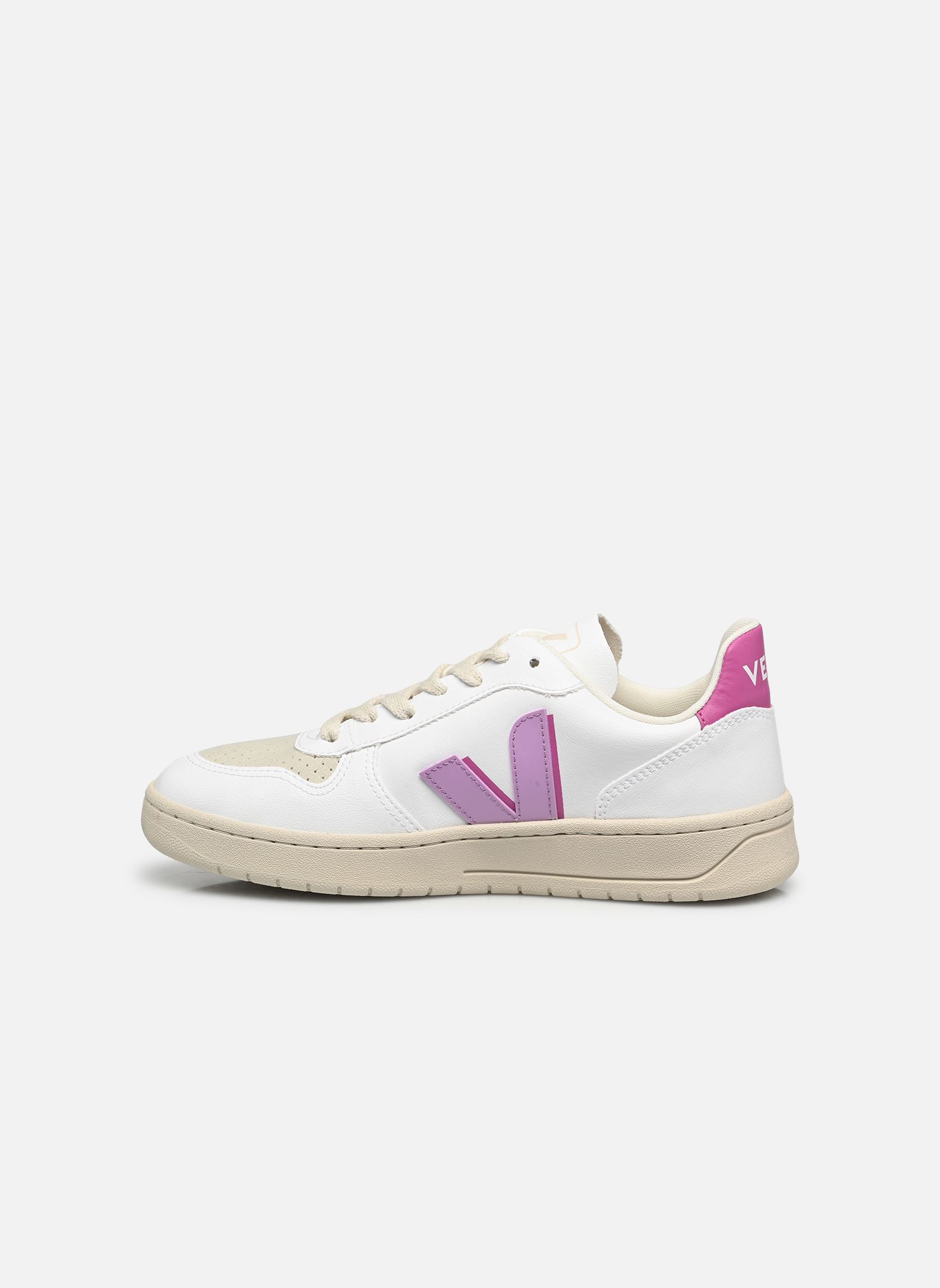 Lage sneakers V-10 W dames wit Veja Lage sneakers V-10 W dames wit WHITE_ORCHID_ULTRAVIOLET