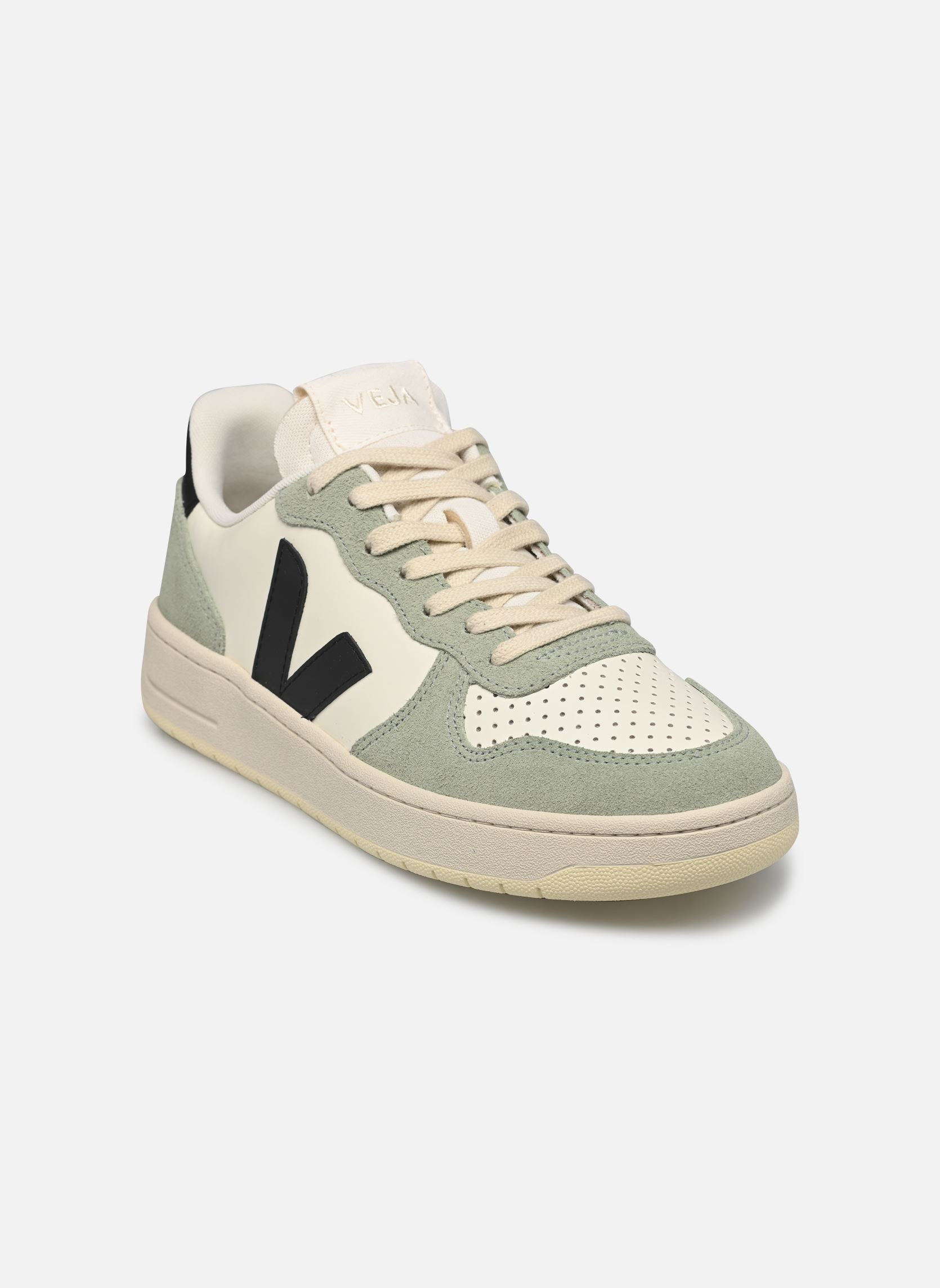 Lage sneakers V-10 W dames groen Veja Lage sneakers V-10 W dames groen PURE_BLACK_CLAY