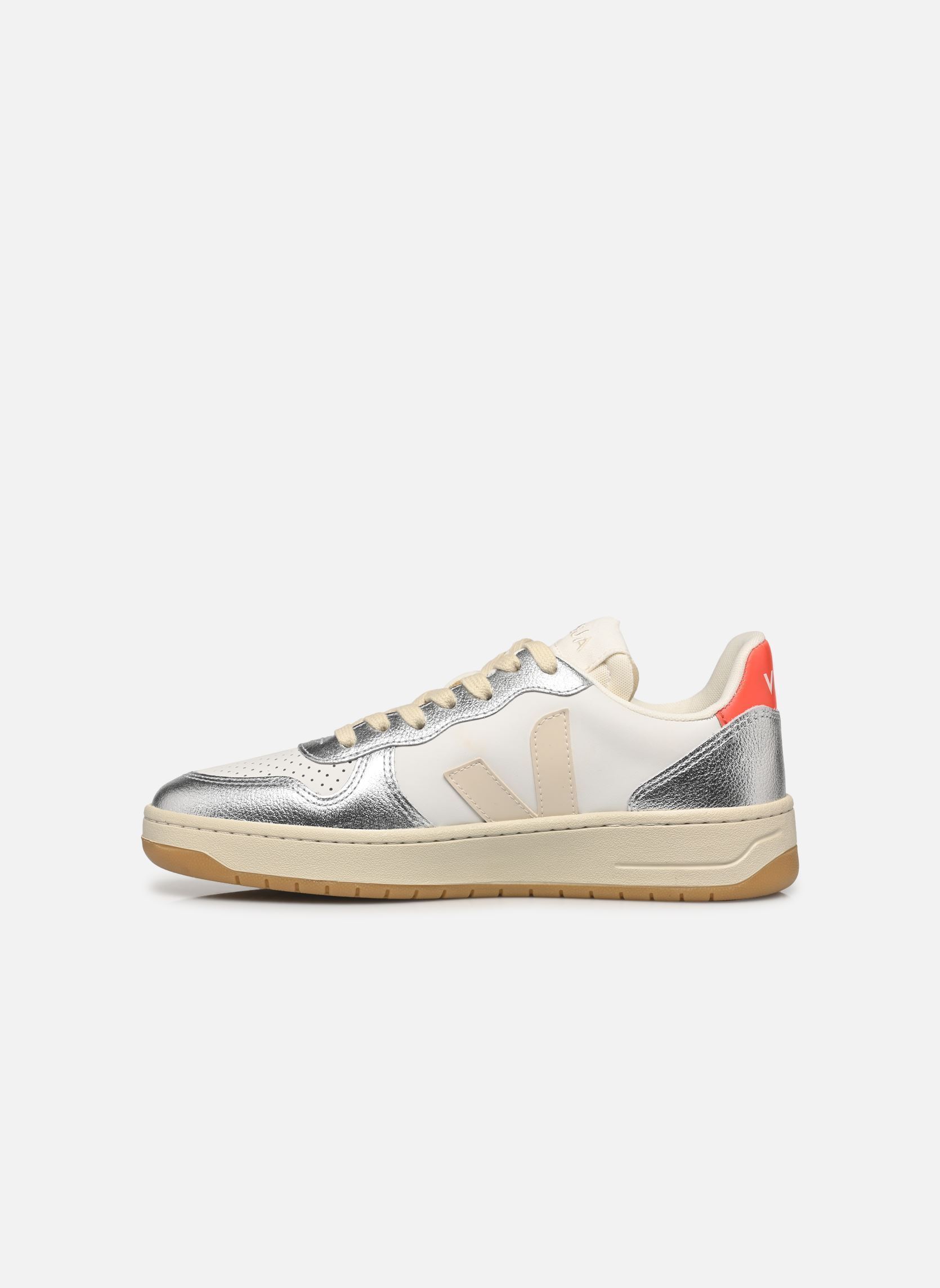 Lage sneakers V-10 W dames wit Veja Lage sneakers V-10 W dames wit WHITE_PIERRE_SILVER