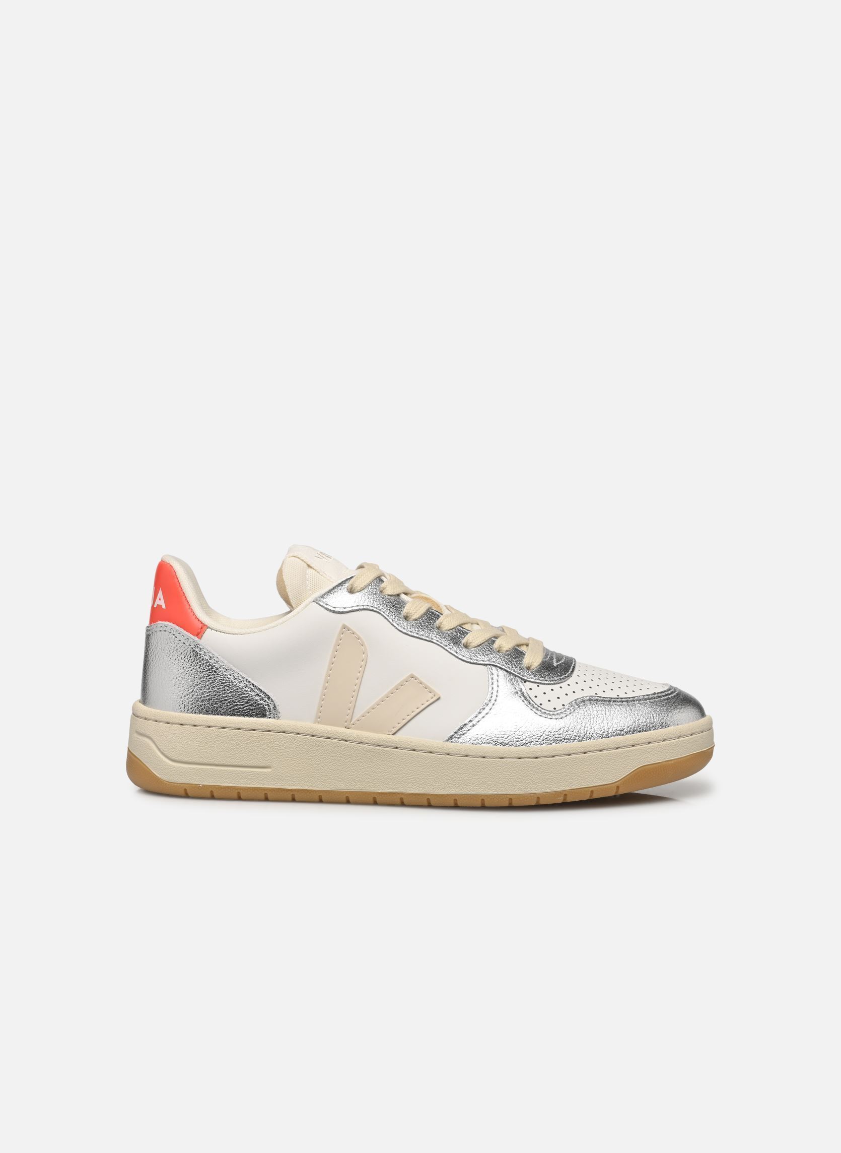 Lage sneakers V-10 W dames wit Veja Lage sneakers V-10 W dames wit WHITE_PIERRE_SILVER