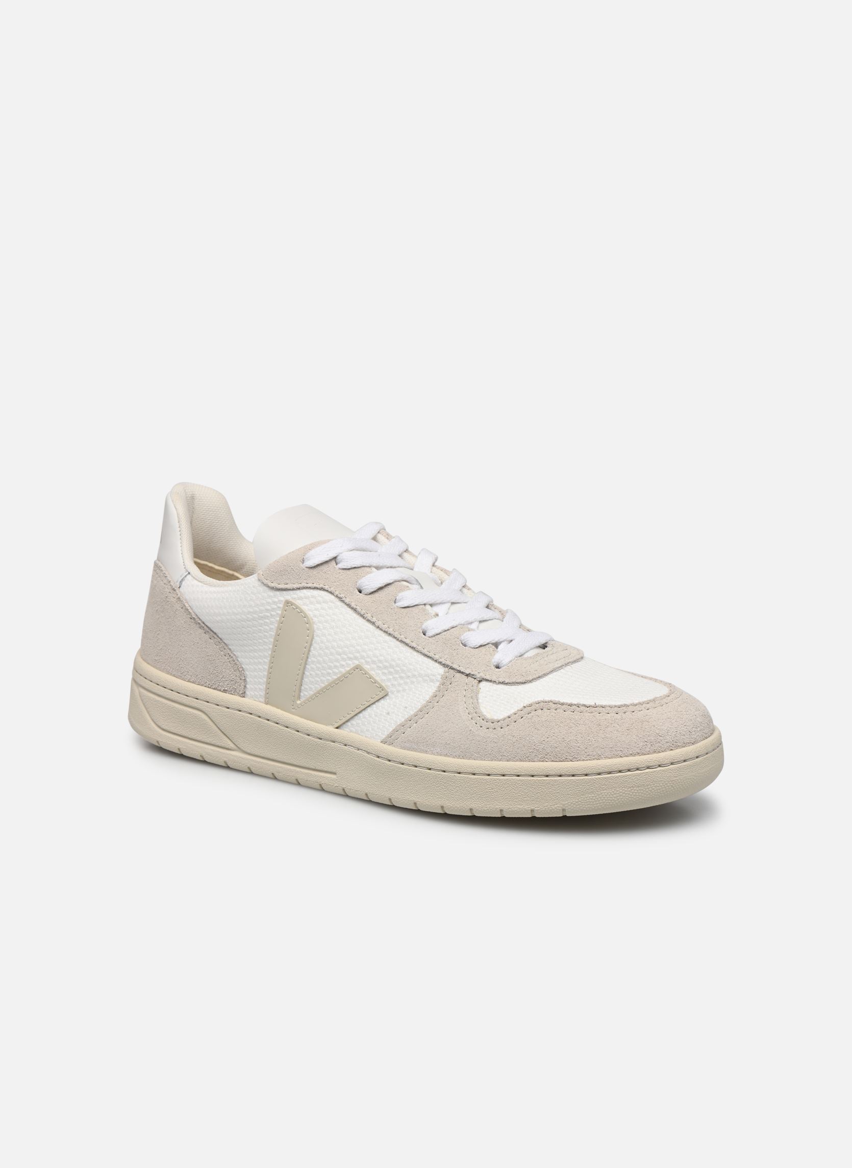 Baskets basses V-10 M homme blanc Veja Baskets basses V-10 M homme blanc WHITE_NATURAL_PIERRE