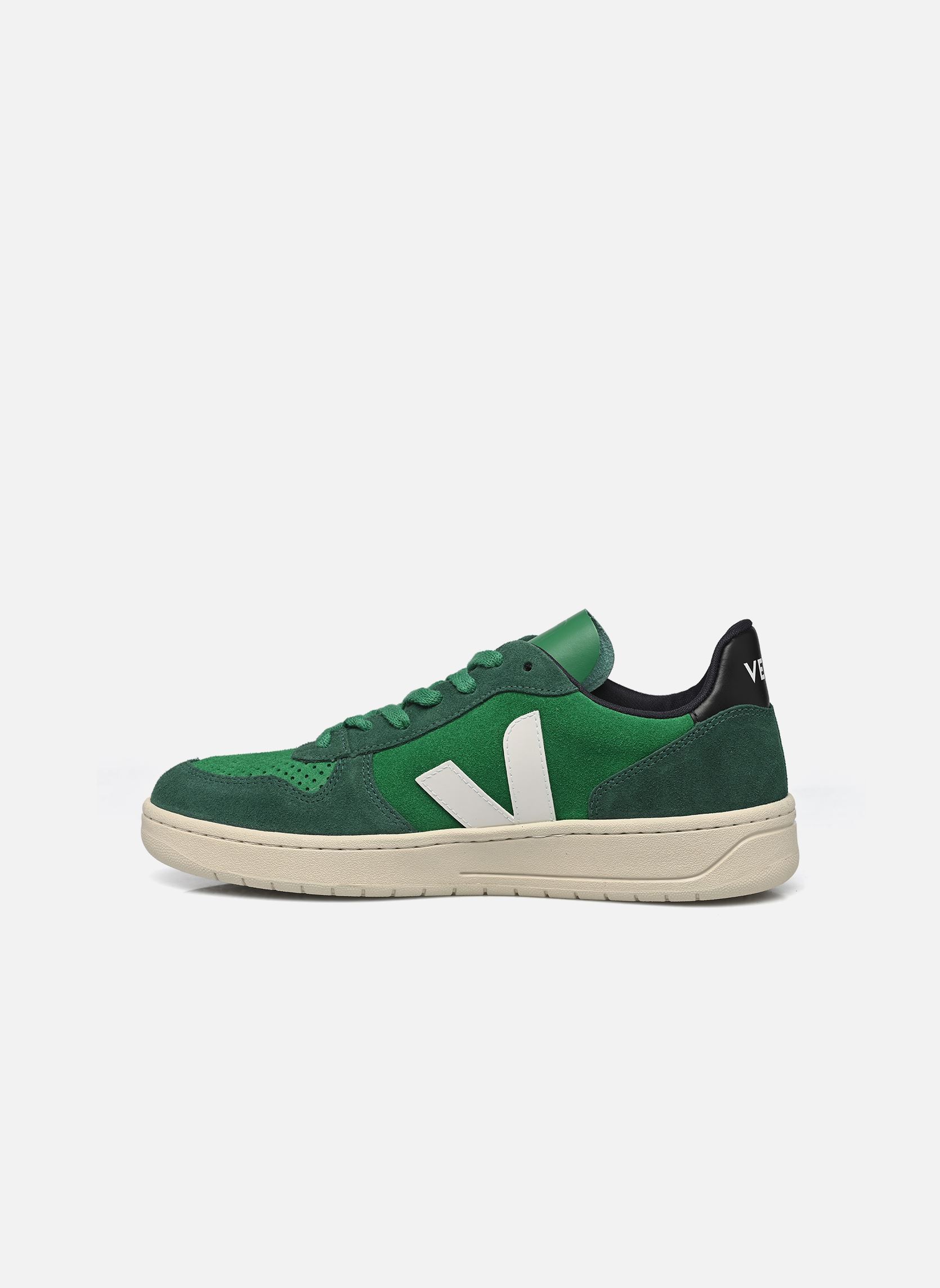 Niedrige Sneaker V-10 M herren grün Veja Niedrige Sneaker V-10 M herren grün EMERAUDE_PIERRE_BLACK