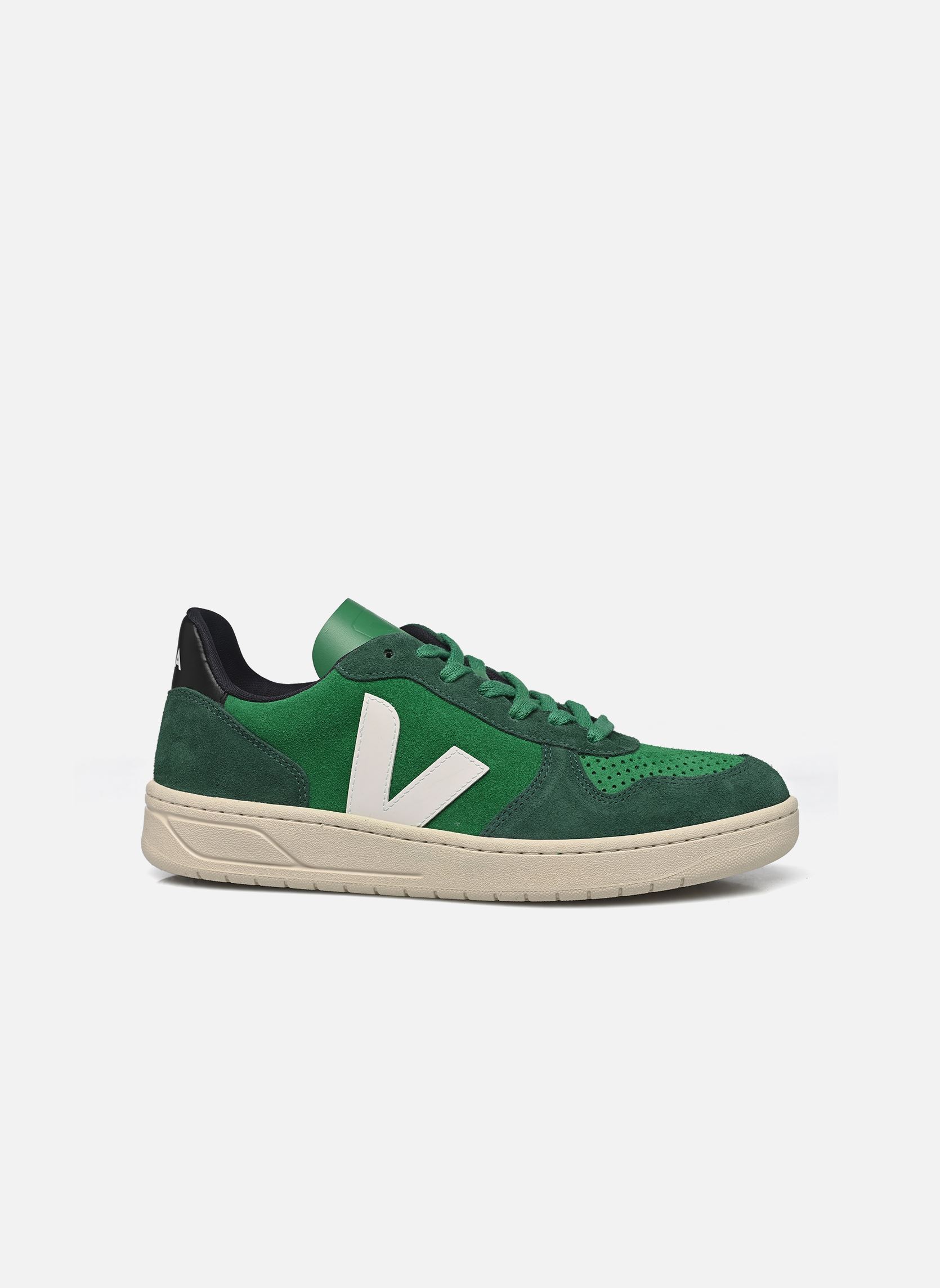 Niedrige Sneaker V-10 M herren grün Veja Niedrige Sneaker V-10 M herren grün EMERAUDE_PIERRE_BLACK