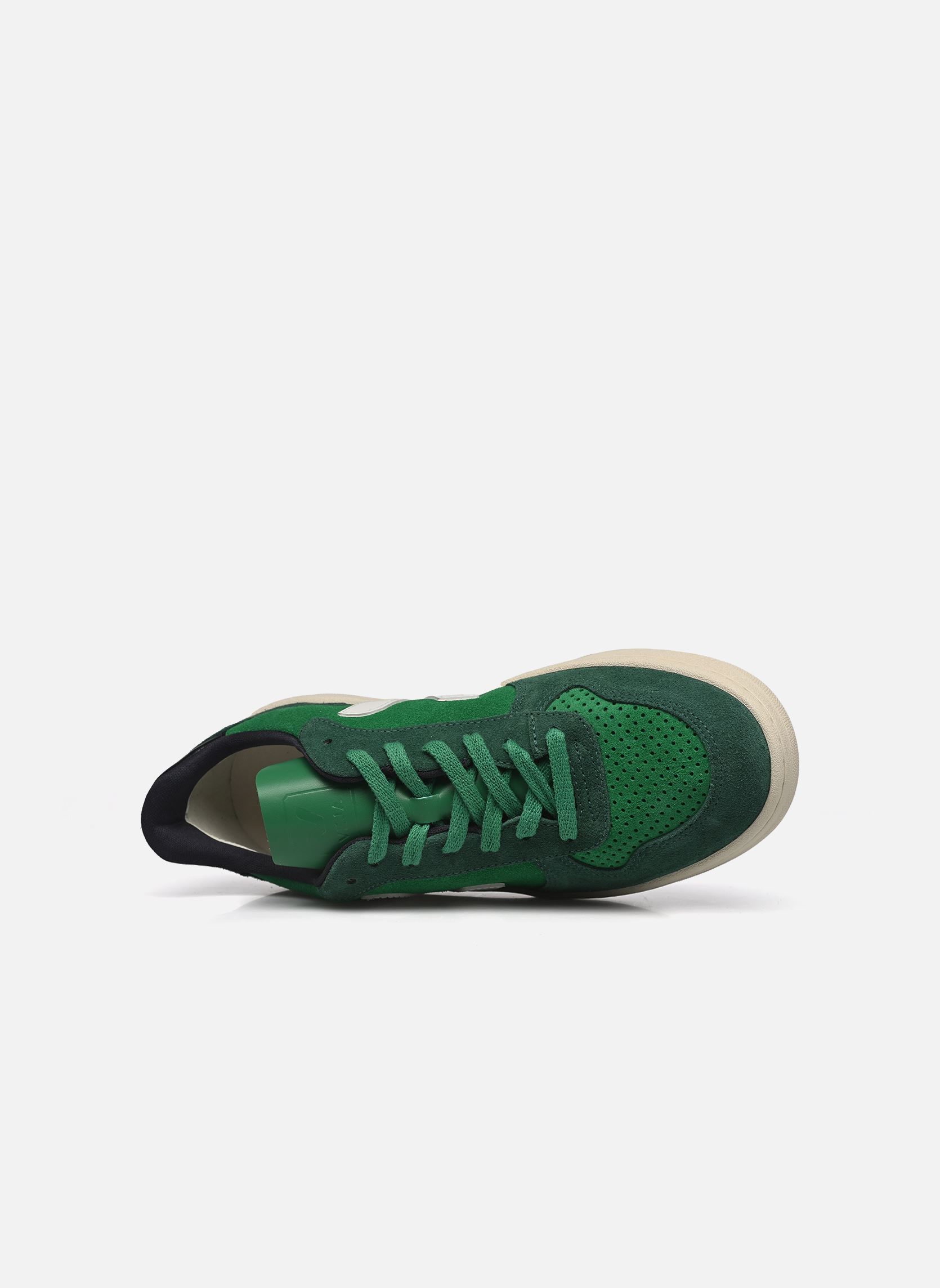 Niedrige Sneaker V-10 M herren grün Veja Niedrige Sneaker V-10 M herren grün EMERAUDE_PIERRE_BLACK