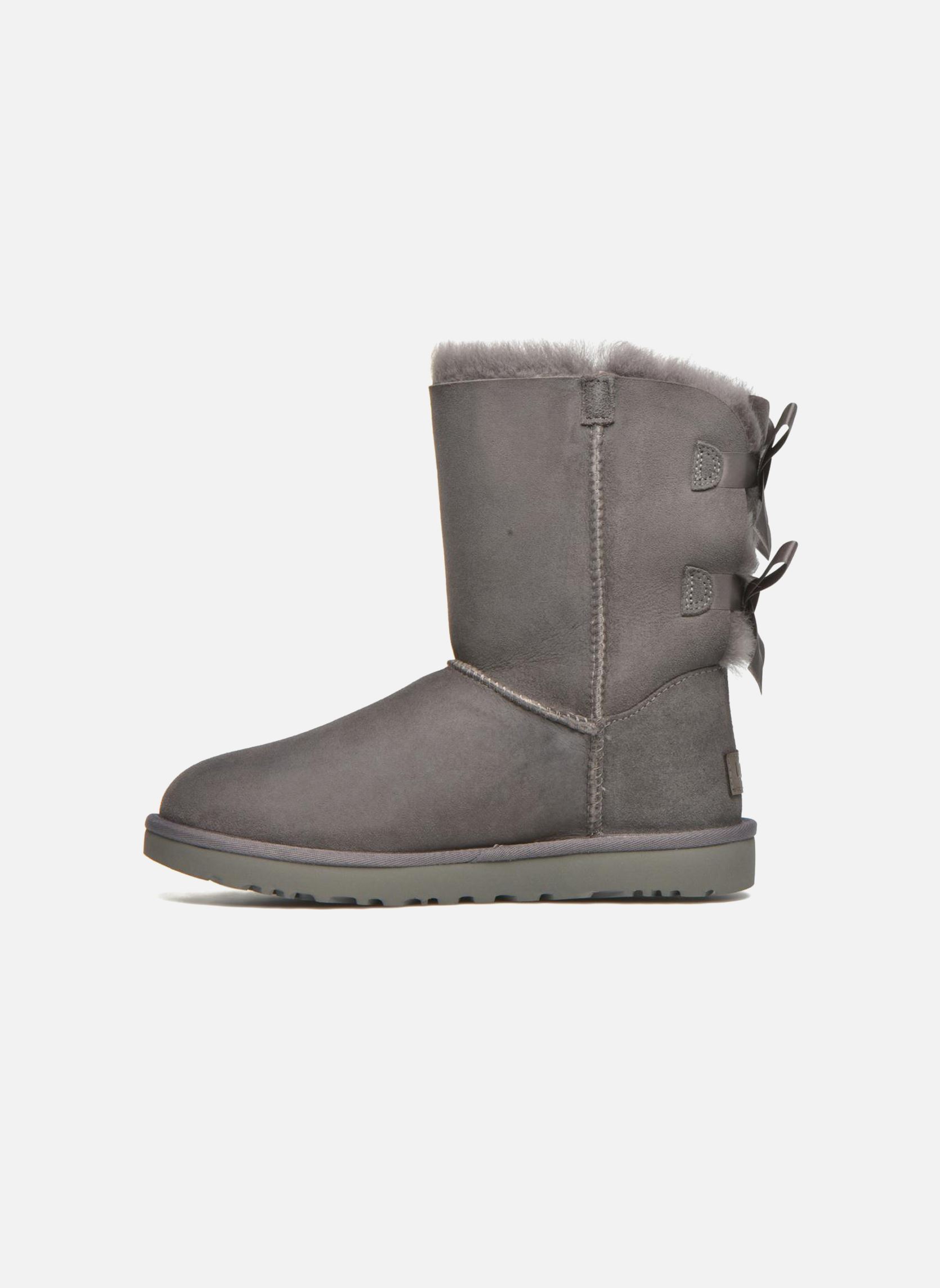 Bottines fourrées W Bailey Bow II femme gris UGG Bottines fourrées W Bailey Bow II femme gris GREY