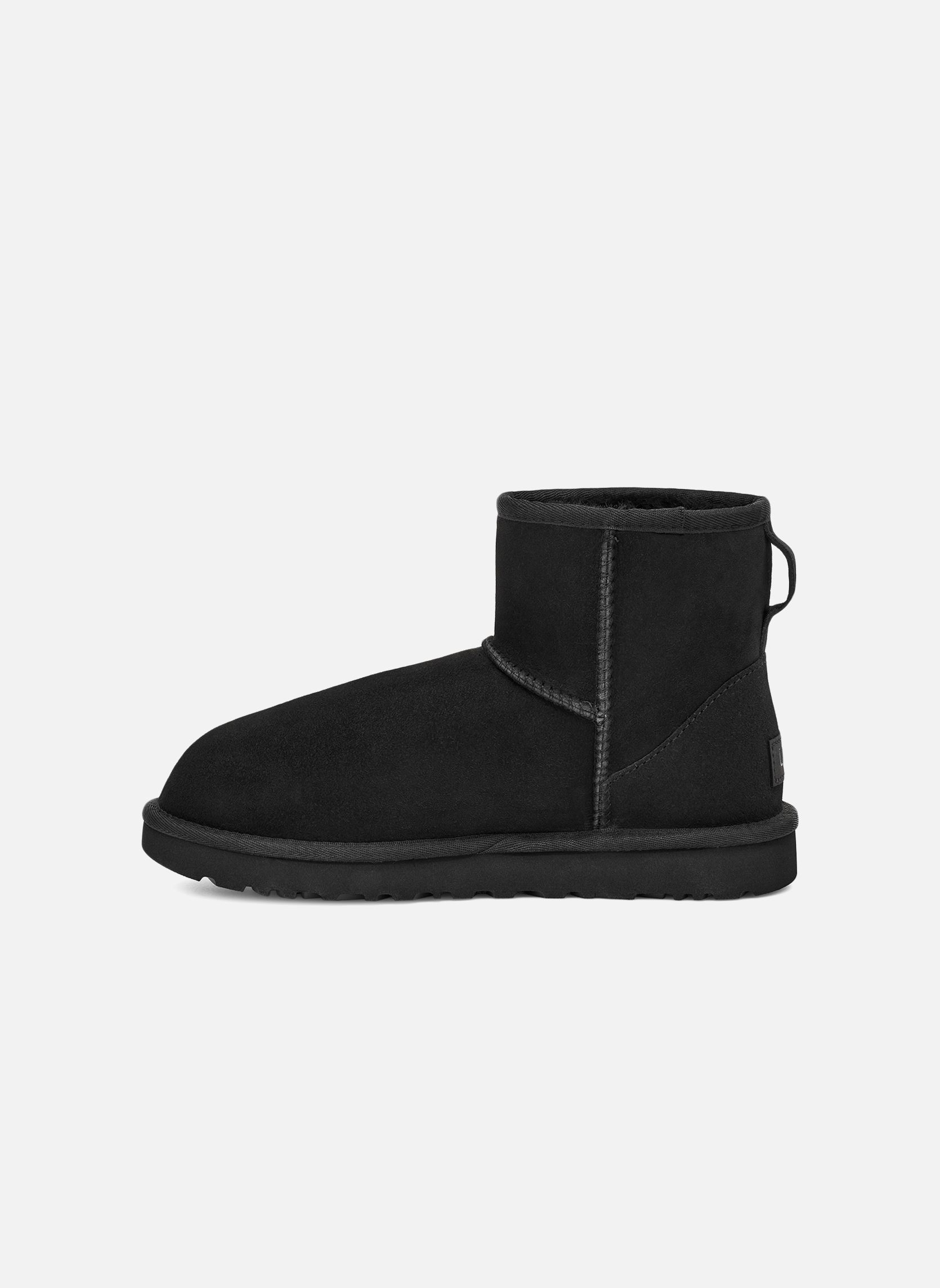 Gevoerde enkellaarsjes W Classic Mini II dames zwart UGG Gevoerde enkellaarsjes W Classic Mini II dames zwart BLACK