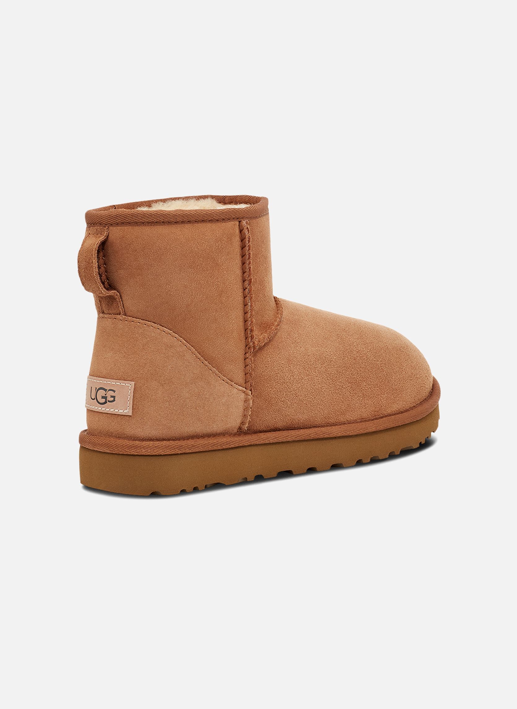 Gefütterte Stiefeletten W Classic Mini II damen braun UGG Gefütterte Stiefeletten W Classic Mini II damen braun CHESTNUT