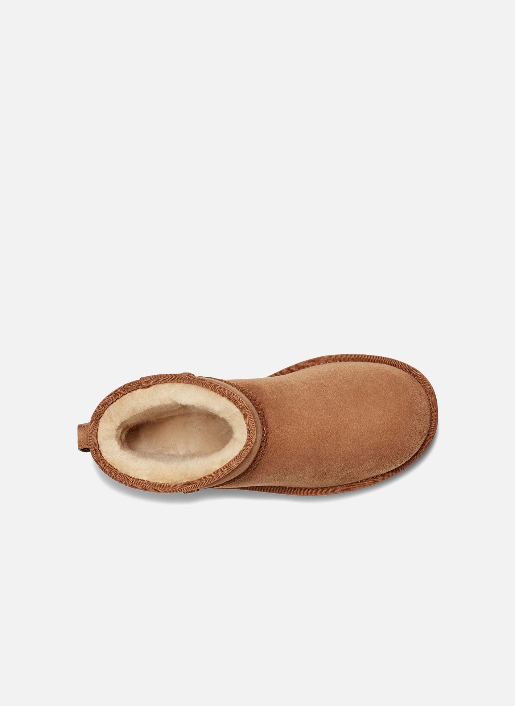 Gefütterte Stiefeletten W Classic Mini II damen braun UGG Gefütterte Stiefeletten W Classic Mini II damen braun CHESTNUT