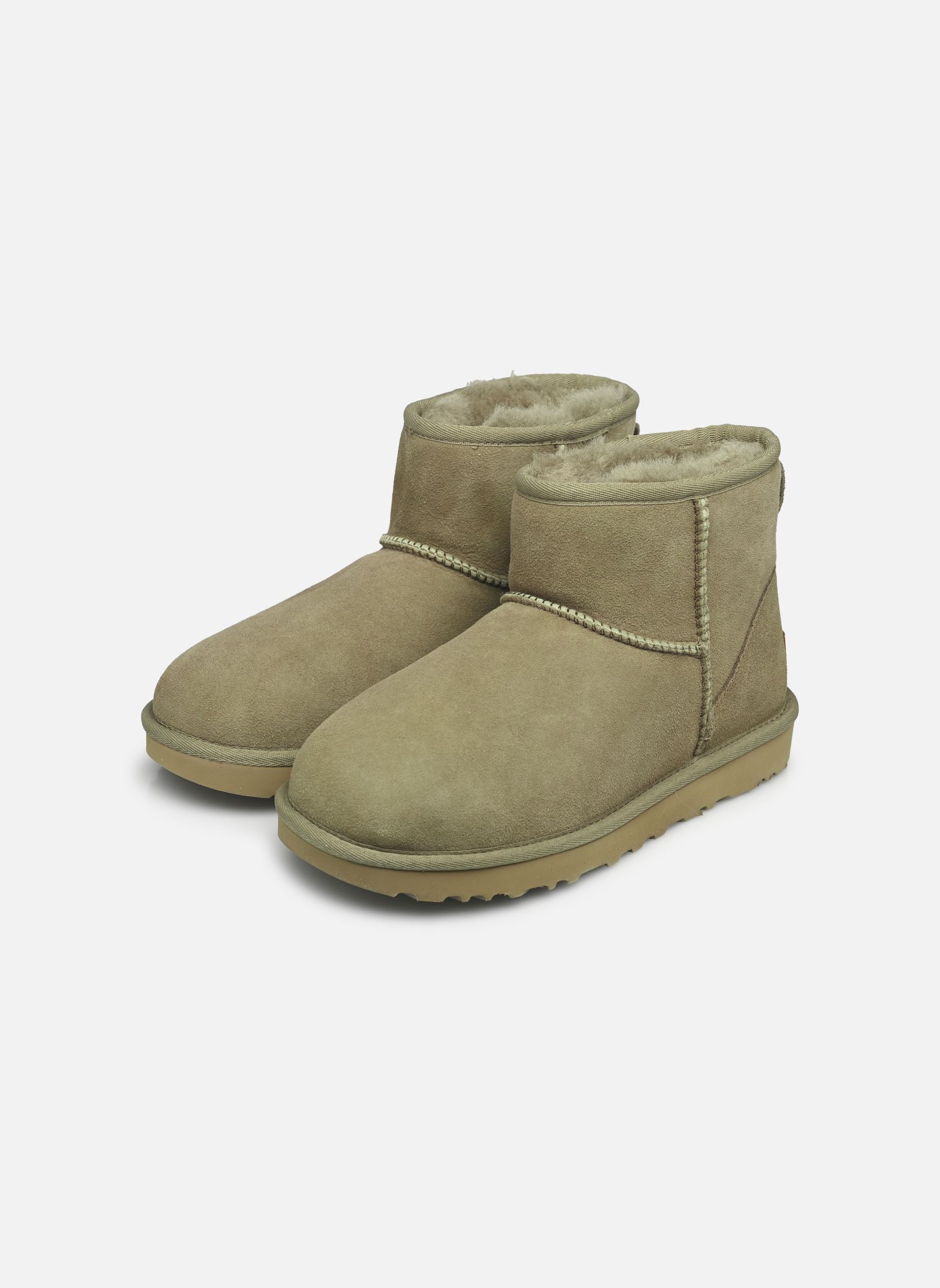 Botines forrados W Classic Mini II mujer verde UGG Botines forrados W Classic Mini II mujer verde ANTILOPE
