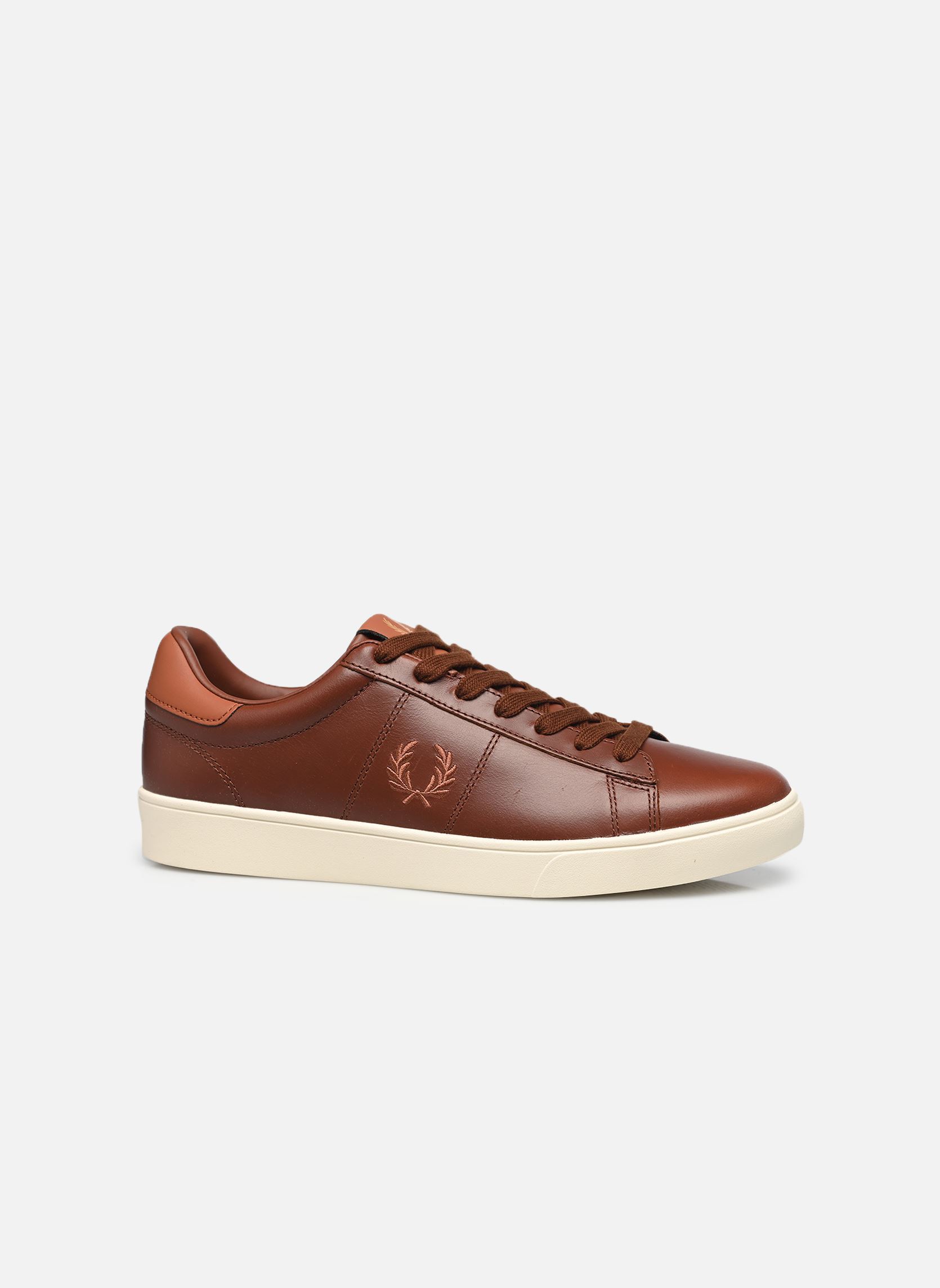 Niedrige Sneaker Spencer Leather herren weiß Fred Perry Niedrige Sneaker Spencer Leather herren weiß CINNAMON