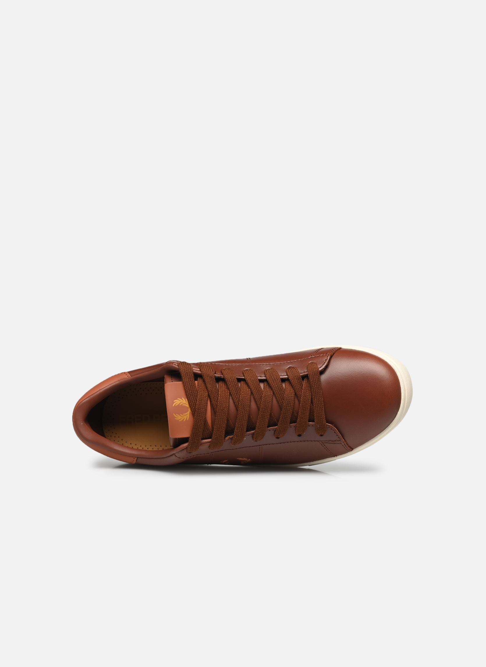 Niedrige Sneaker Spencer Leather herren weiß Fred Perry Niedrige Sneaker Spencer Leather herren weiß CINNAMON