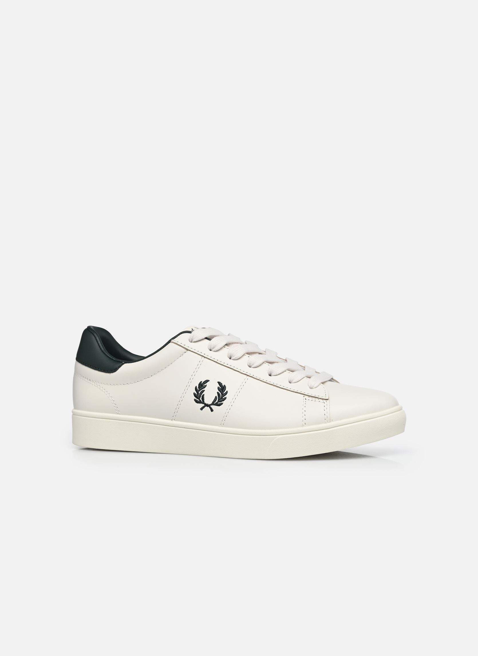Baskets basses Spencer Leather homme blanc Fred Perry Baskets basses Spencer Leather homme blanc PORCELAIN 3
