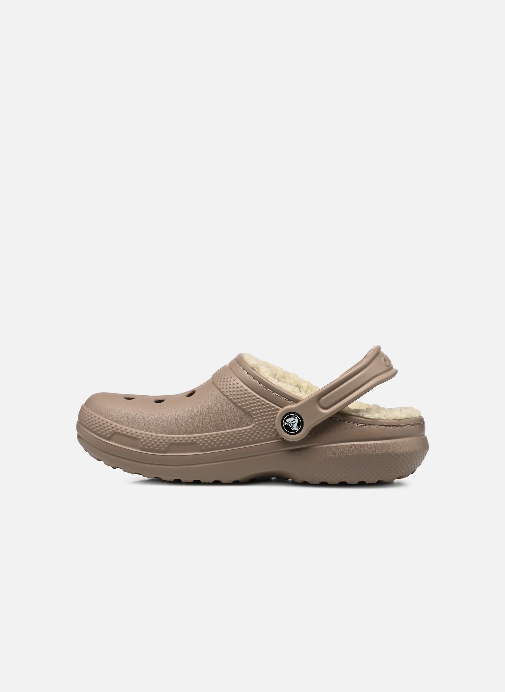 Mules Classic Lined clog W femme beige Crocs Mules Classic Lined clog W femme beige MUSHROOM / BONE