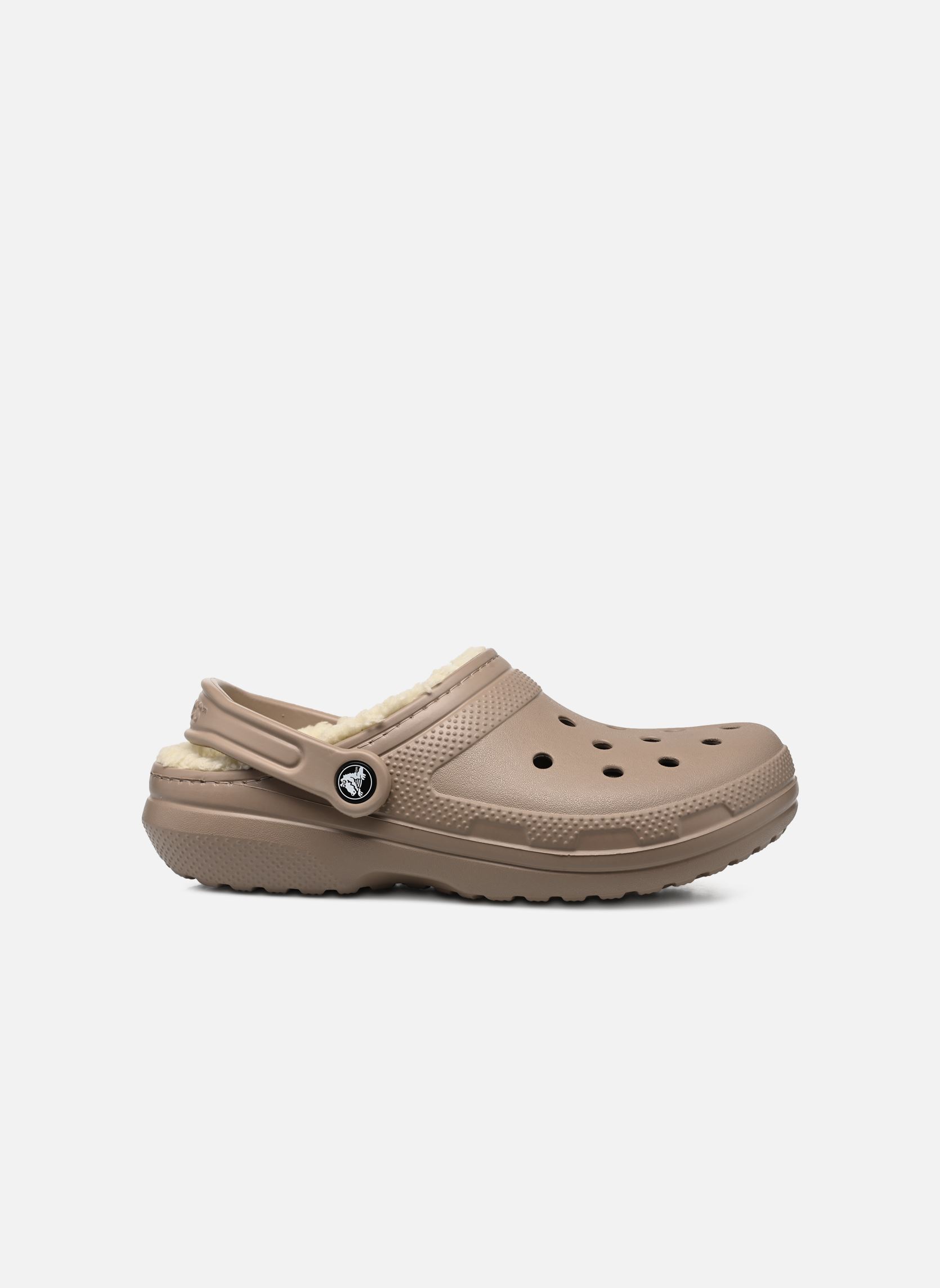 Mules Classic Lined clog W femme beige Crocs Mules Classic Lined clog W femme beige MUSHROOM / BONE