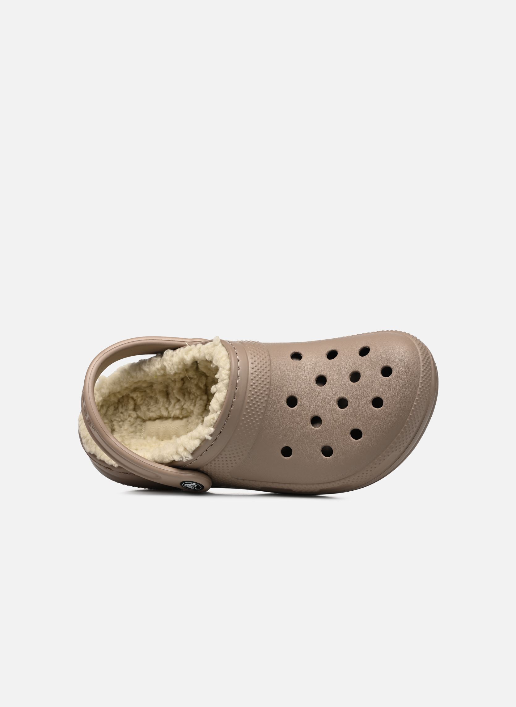 Mules Classic Lined clog W femme beige Crocs Mules Classic Lined clog W femme beige MUSHROOM / BONE