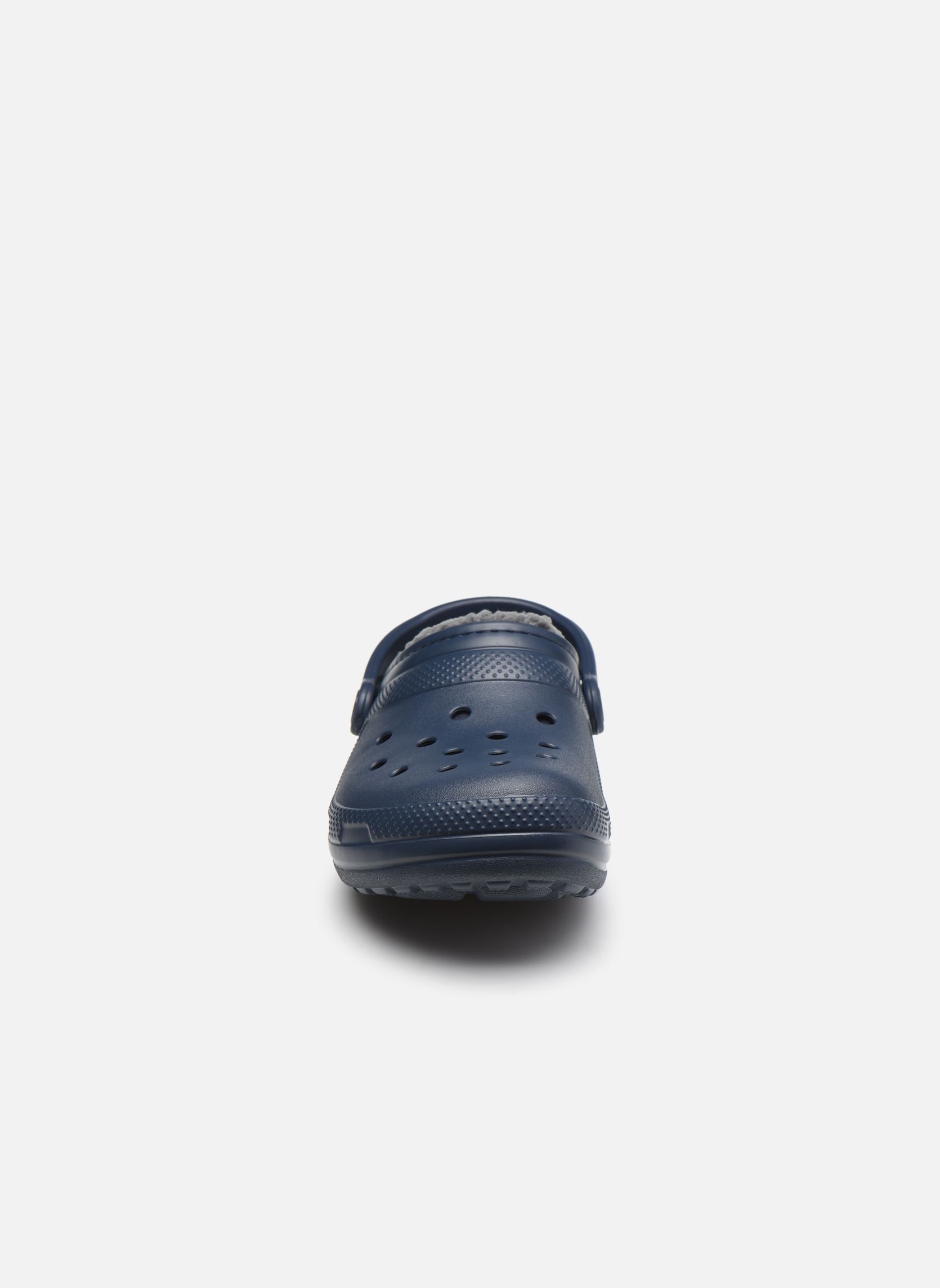 Pantoletten Classic Lined Clog blau Crocs Pantoletten Classic Lined Clog blau NAVY CHARCOAL