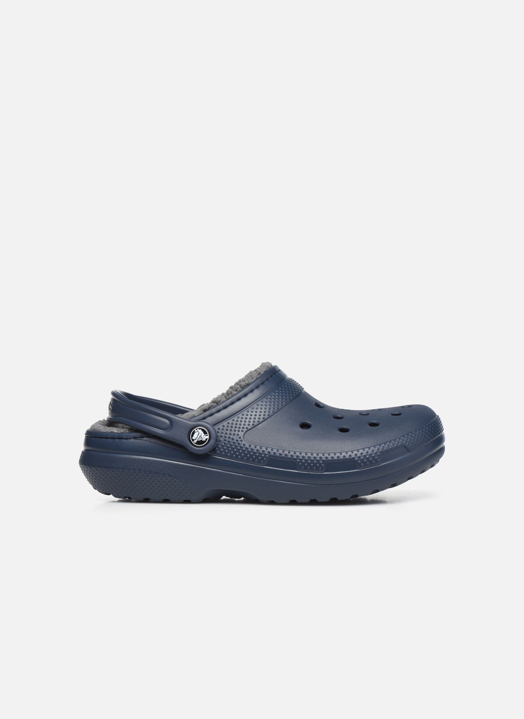 Pantoletten Classic Lined Clog blau Crocs Pantoletten Classic Lined Clog blau NAVY CHARCOAL
