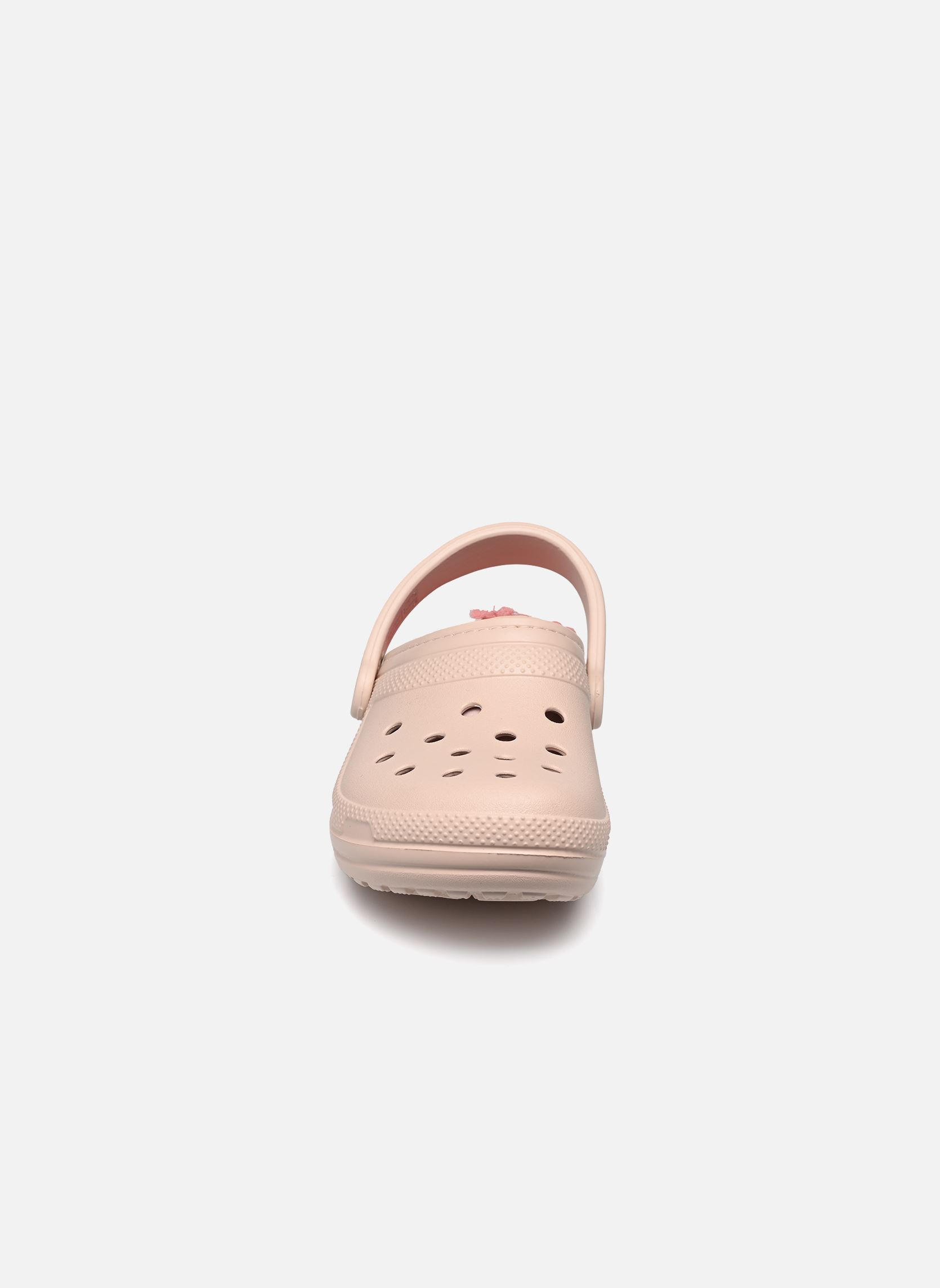 Muilen Classic Lined Clog dames roze Crocs Muilen Classic Lined Clog dames roze QUARTZ