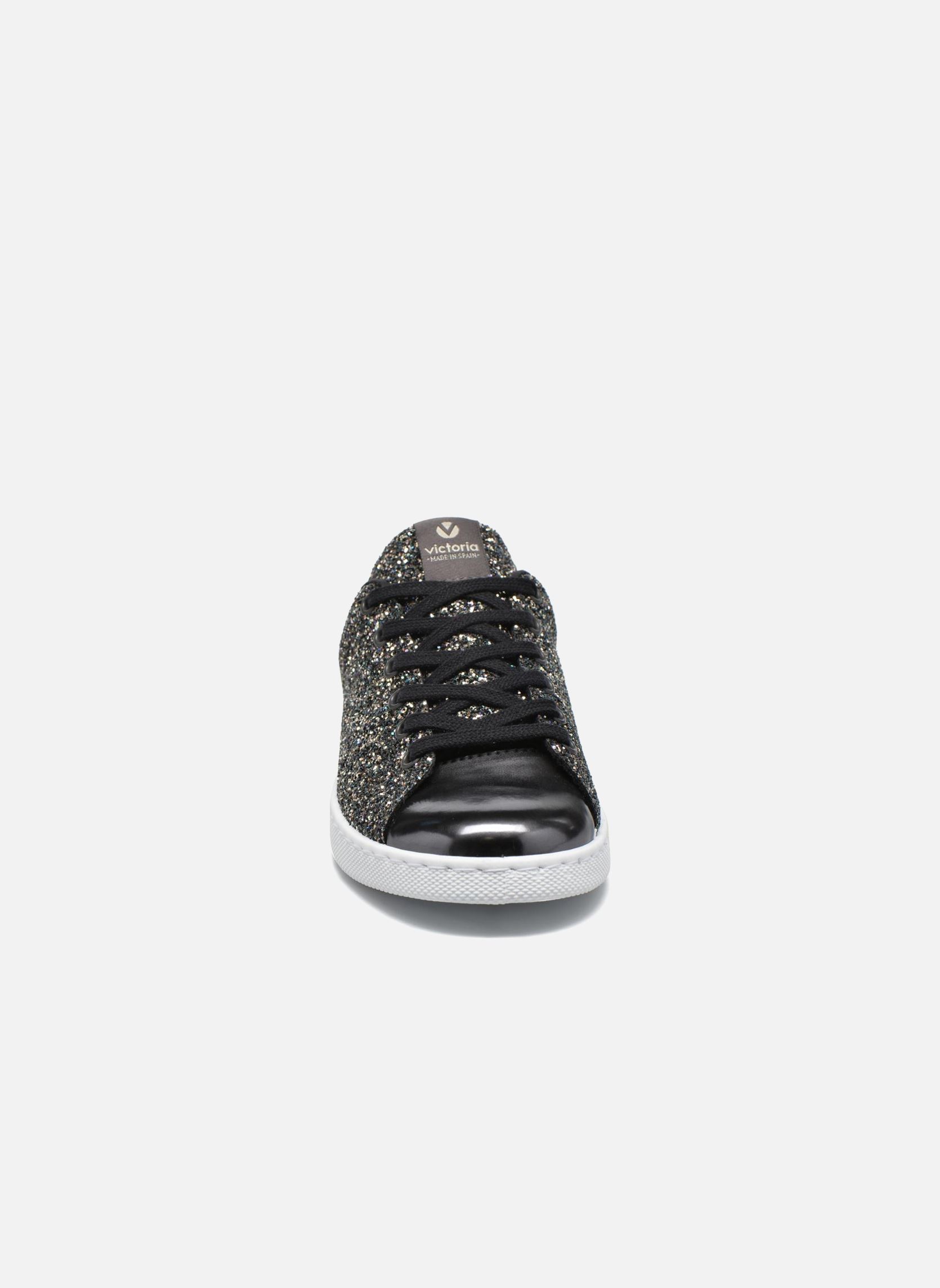 Baskets basses Tenis Glitter W femme noir Victoria Baskets basses Tenis Glitter W femme noir Antracita