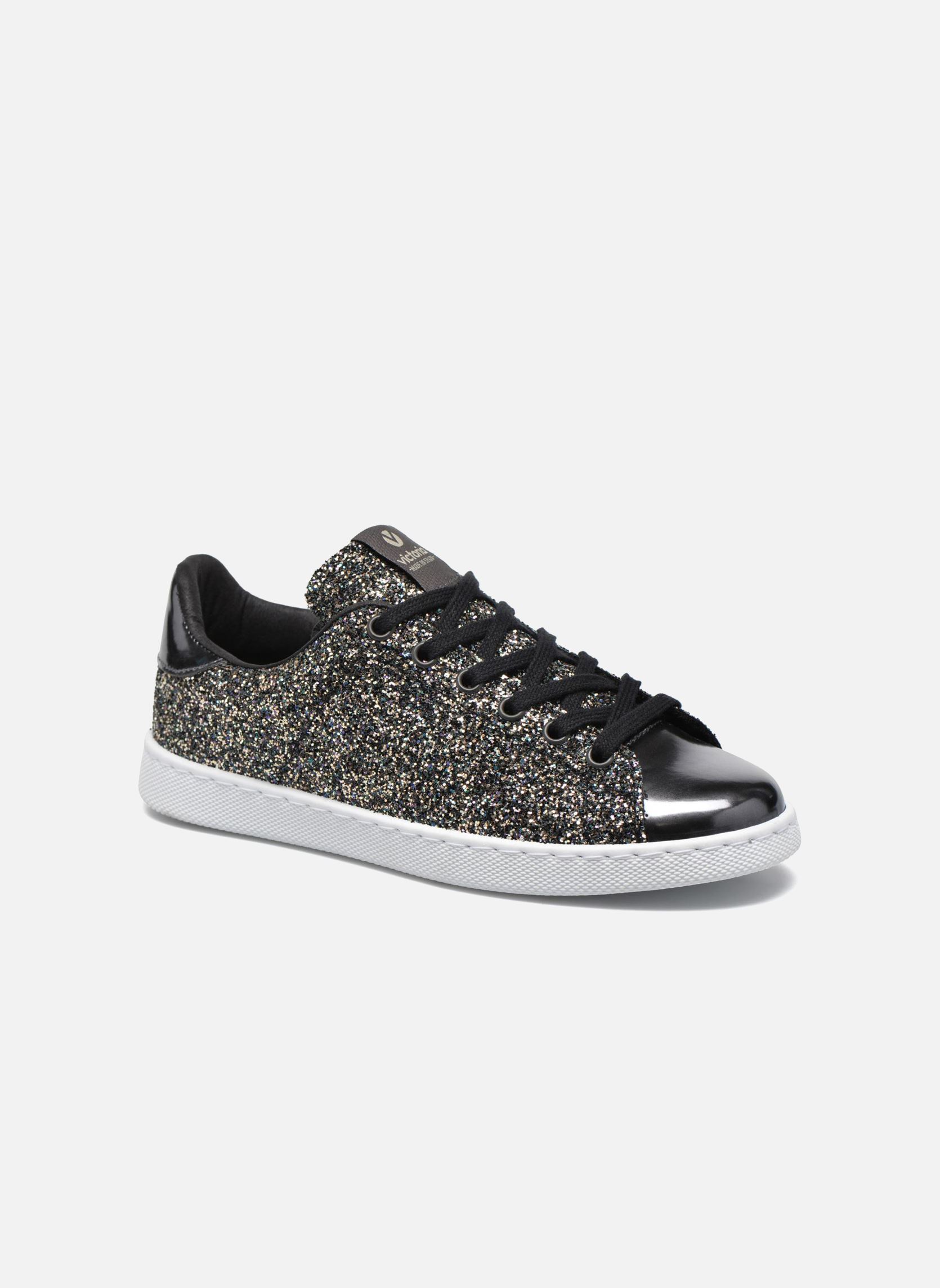 Baskets basses Tenis Glitter W femme noir Victoria Baskets basses Tenis Glitter W femme noir Antracita