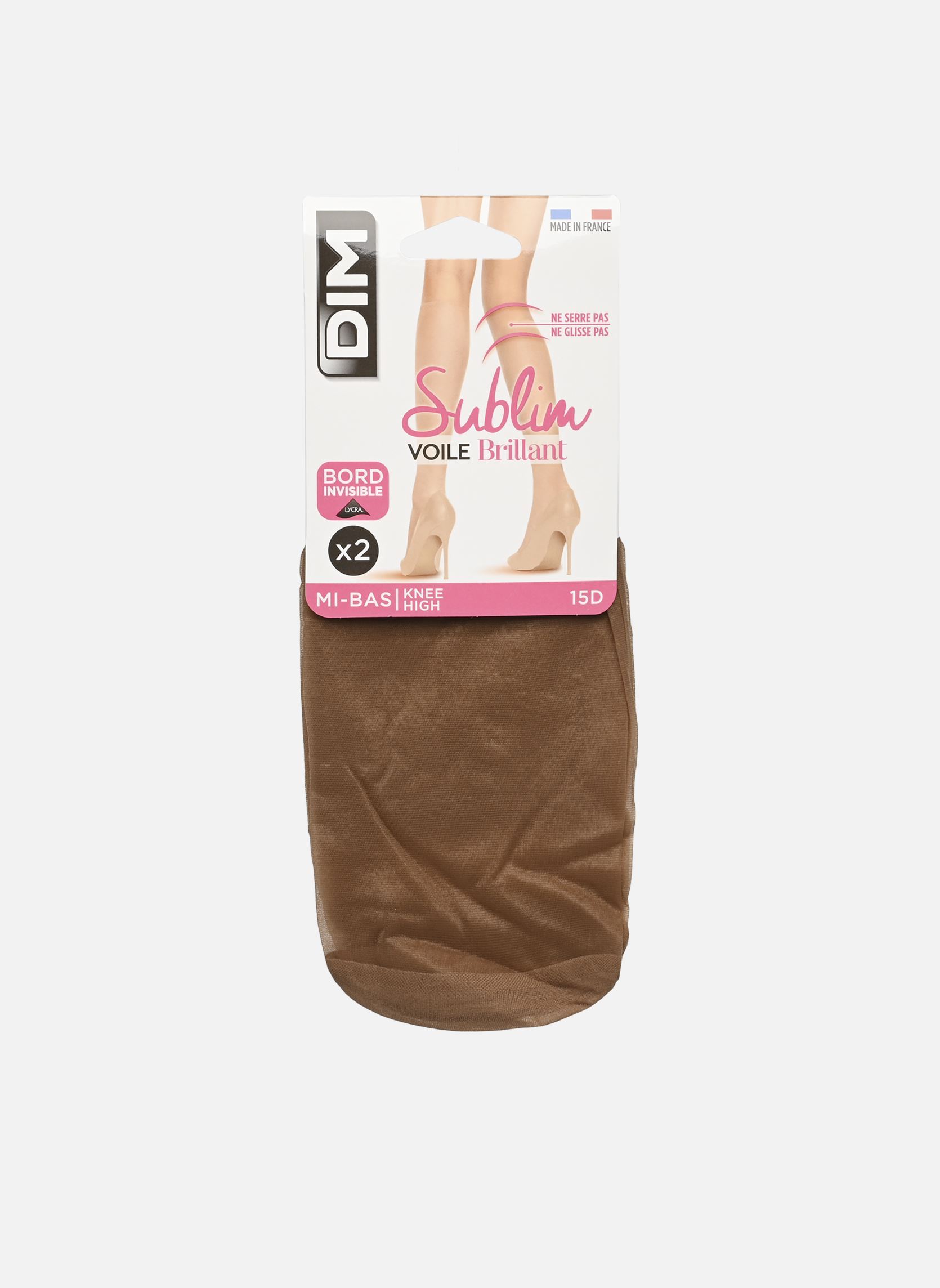 Chaussettes et collants Dim Sublim Voile Mi Bas 15D X2 pour Accessoires