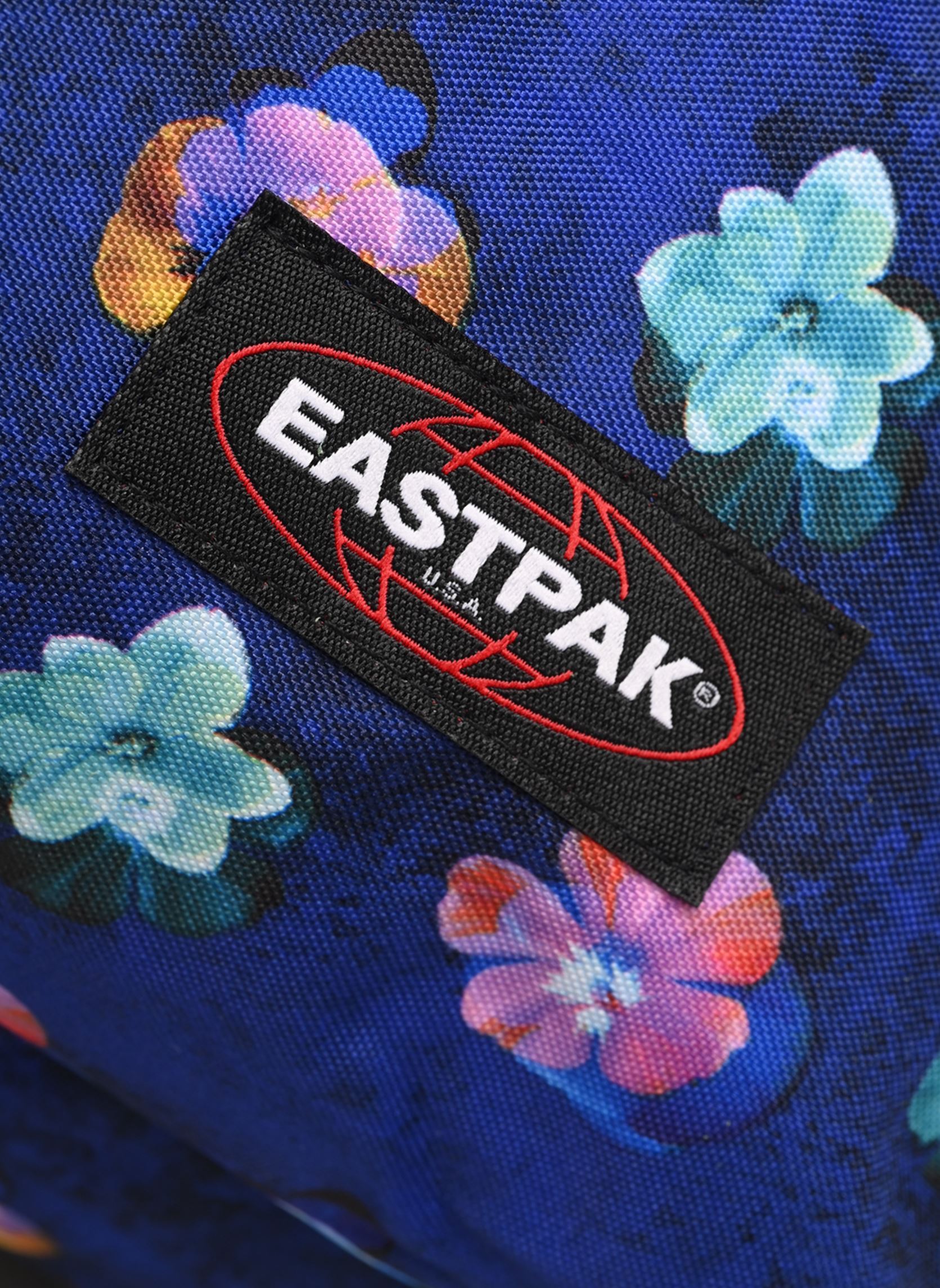 Rugtassen Padded Pak'R blauw Eastpak Rugtassen Padded Pak'R blauw Flower Blur Navy