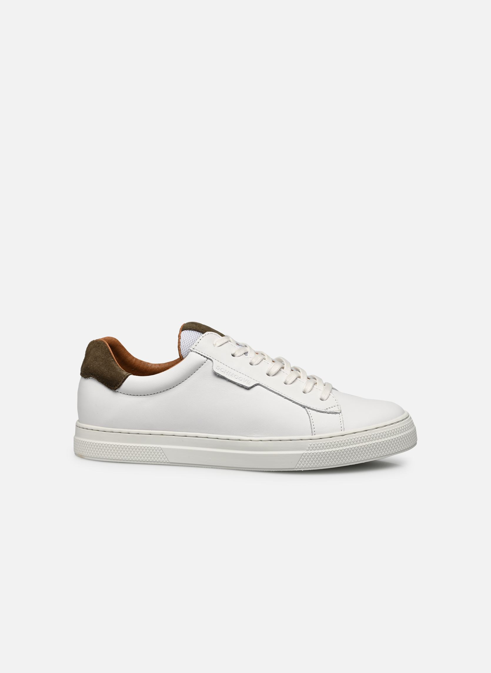 Niedrige Sneaker Spark Clay herren weiß Schmoove Niedrige Sneaker Spark Clay herren weiß WHITE/FORET