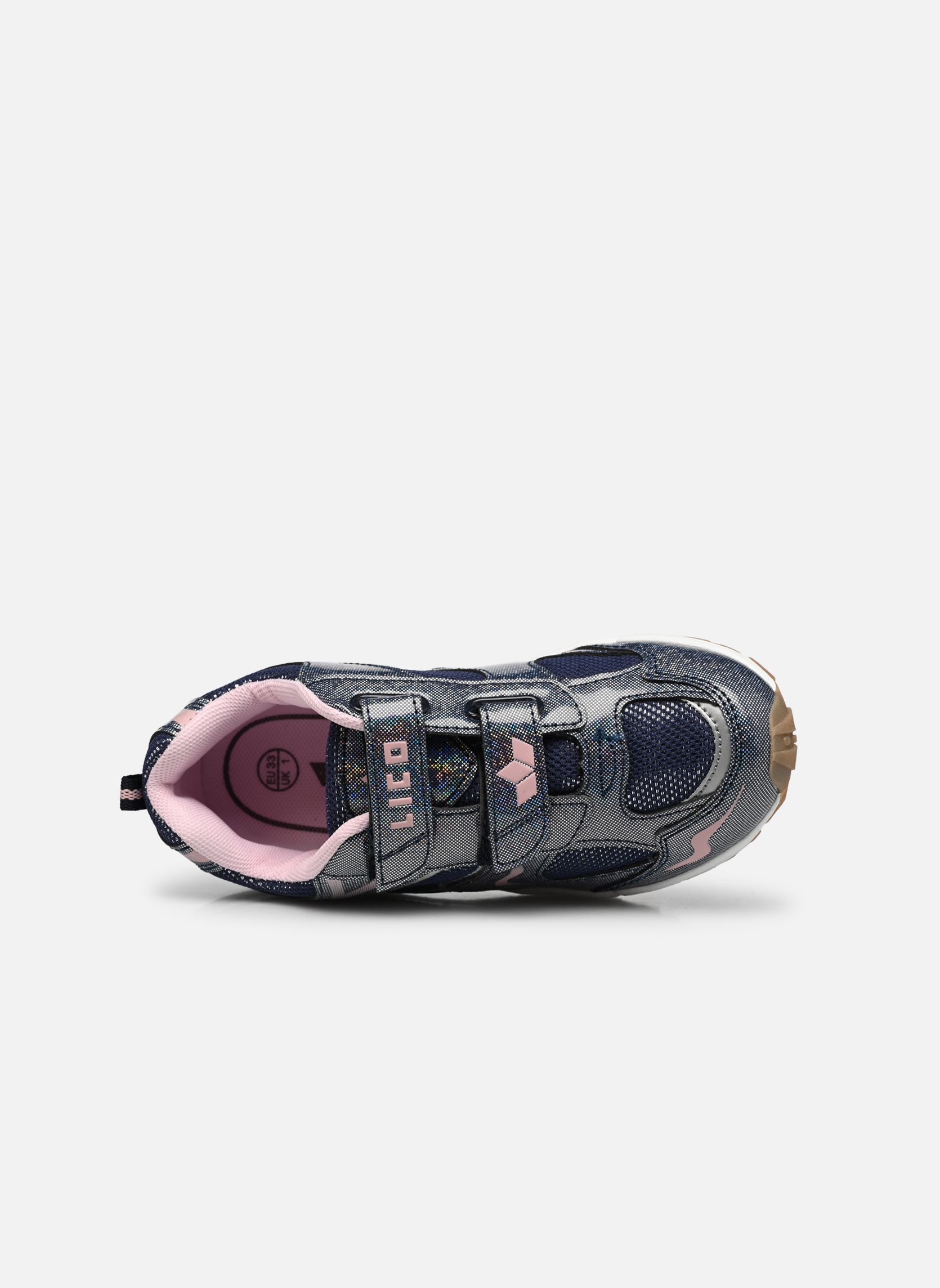 Baskets basses Bob V fille bleu Lico Baskets basses Bob V fille bleu ARGENT/ROSE