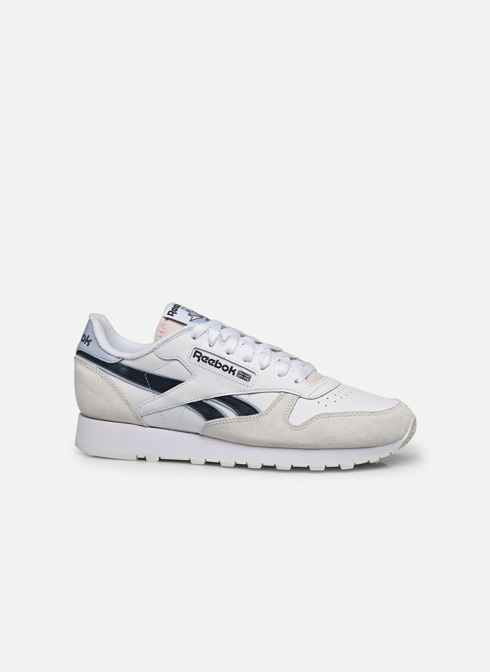 Niedrige Sneaker Classic Leather herren weiß Reebok Niedrige Sneaker Classic Leather herren weiß FTWWHT/PURGRY/PALBLU